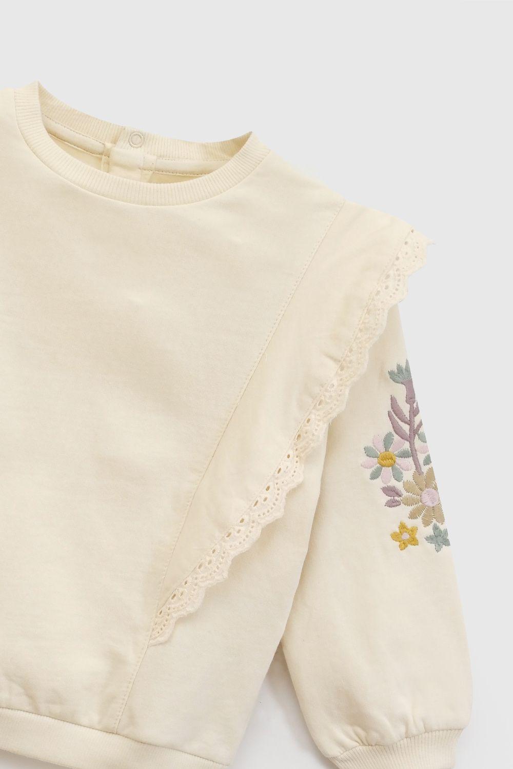 Polerón Niña Beige 7964 Colloky-2