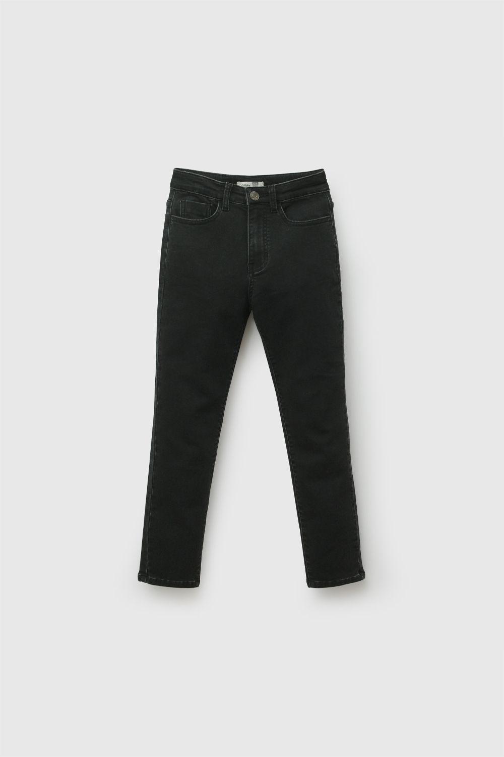 Jeans Skinny Negro Niño 3-4A a 12-13A Colloky-0