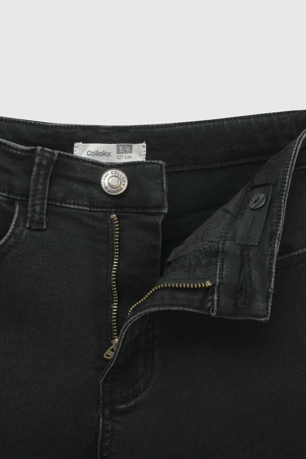 Jeans Skinny Negro Niño 3-4A a 12-13A Colloky-2