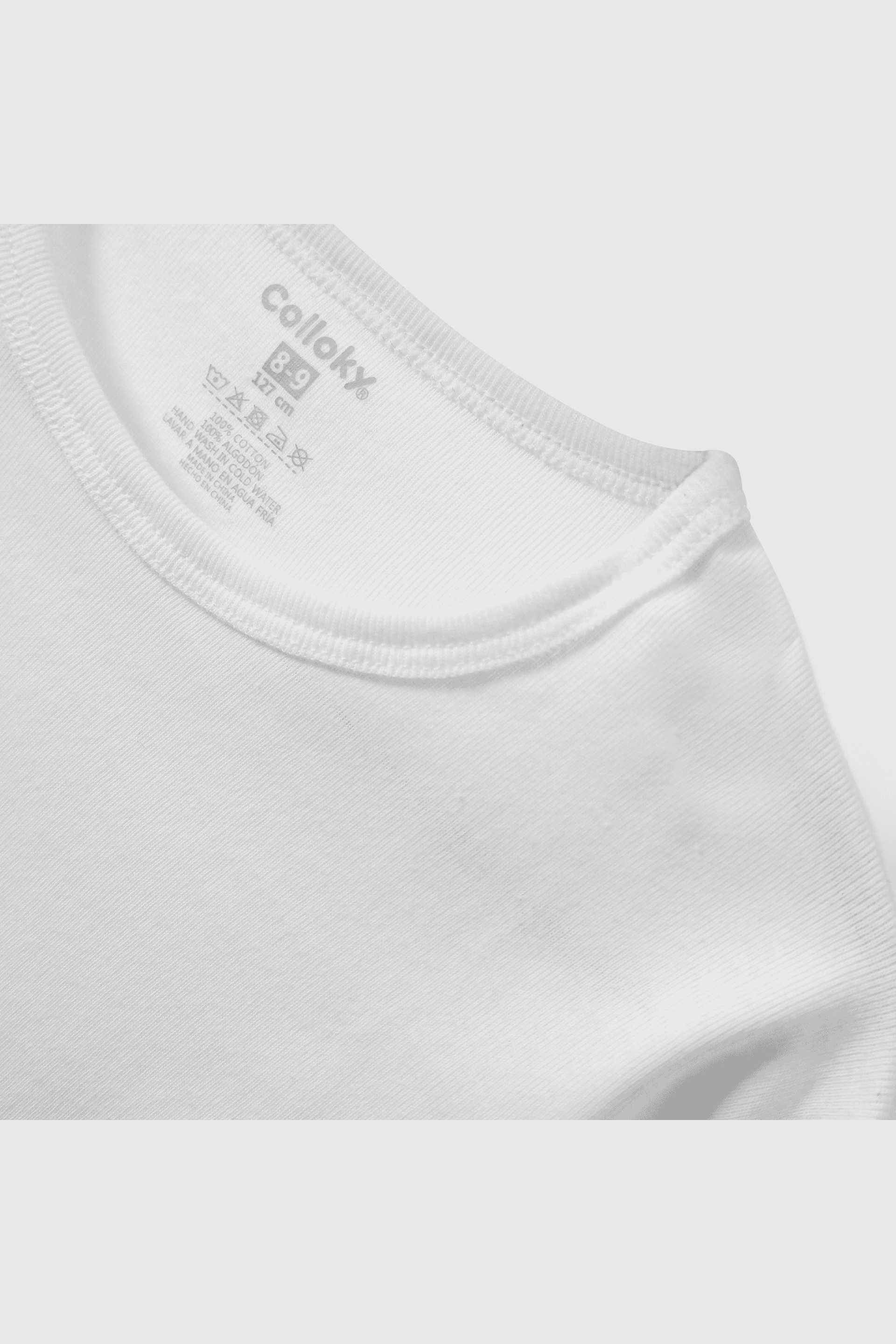 Camiseta Unisex Blanco 55707 Colloky-3