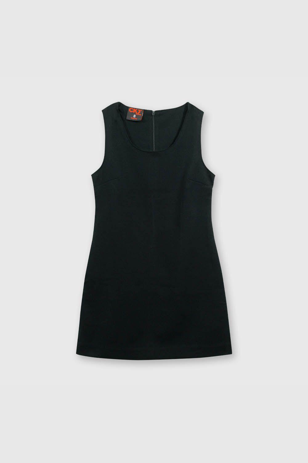 Jumper Escolar Clásico de Tela Elasticada Azul-0