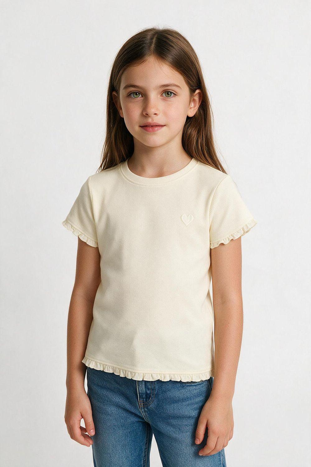 Polera Rib Amarillo Niña 3-4A a 12-13A Colloky-1