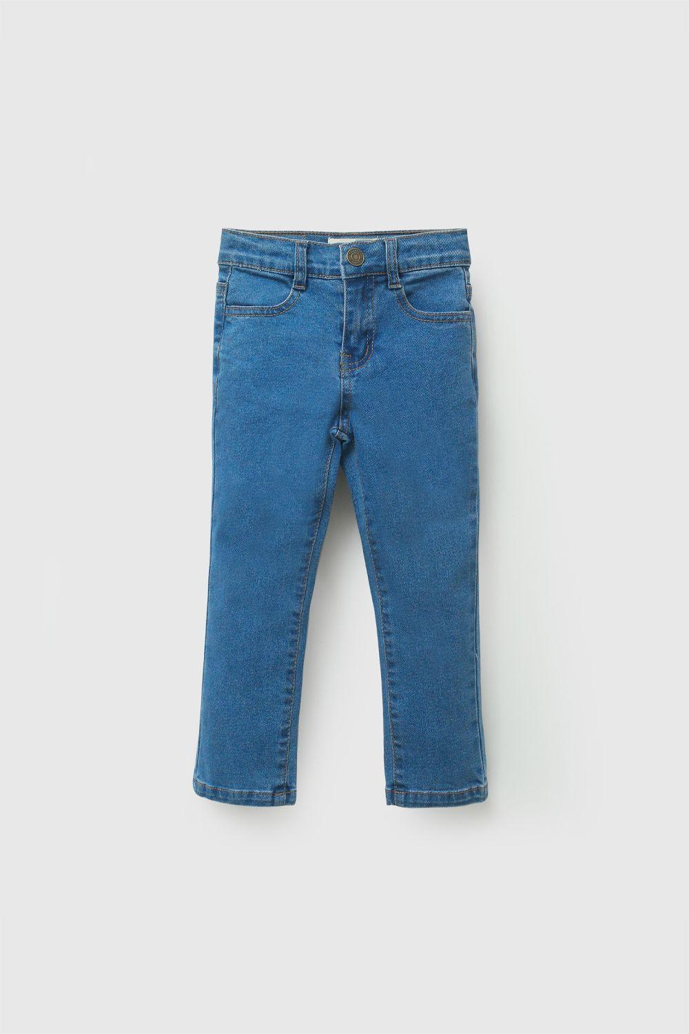 Jeans Mezclilla Denim Unisex 6-9M a 4-5A Colloky-0