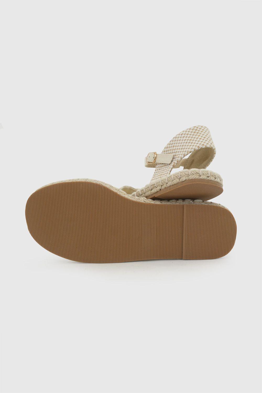 Alpargata Flores Beige Niña 28-33 Colloky-2