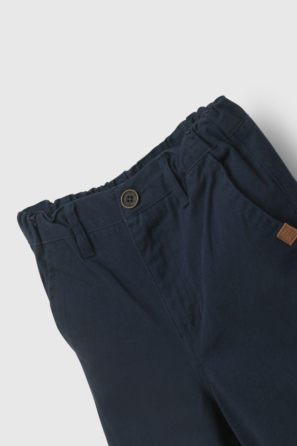 Bermuda Gabardina Azul  De Niño BDGB0151V26-2