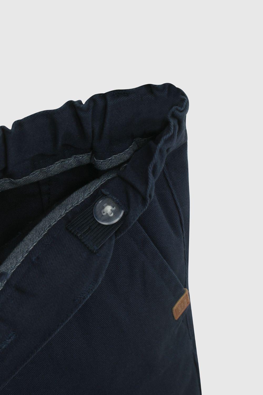 Bermuda Gabardina Azul  De Niño BDGB0151V26-3