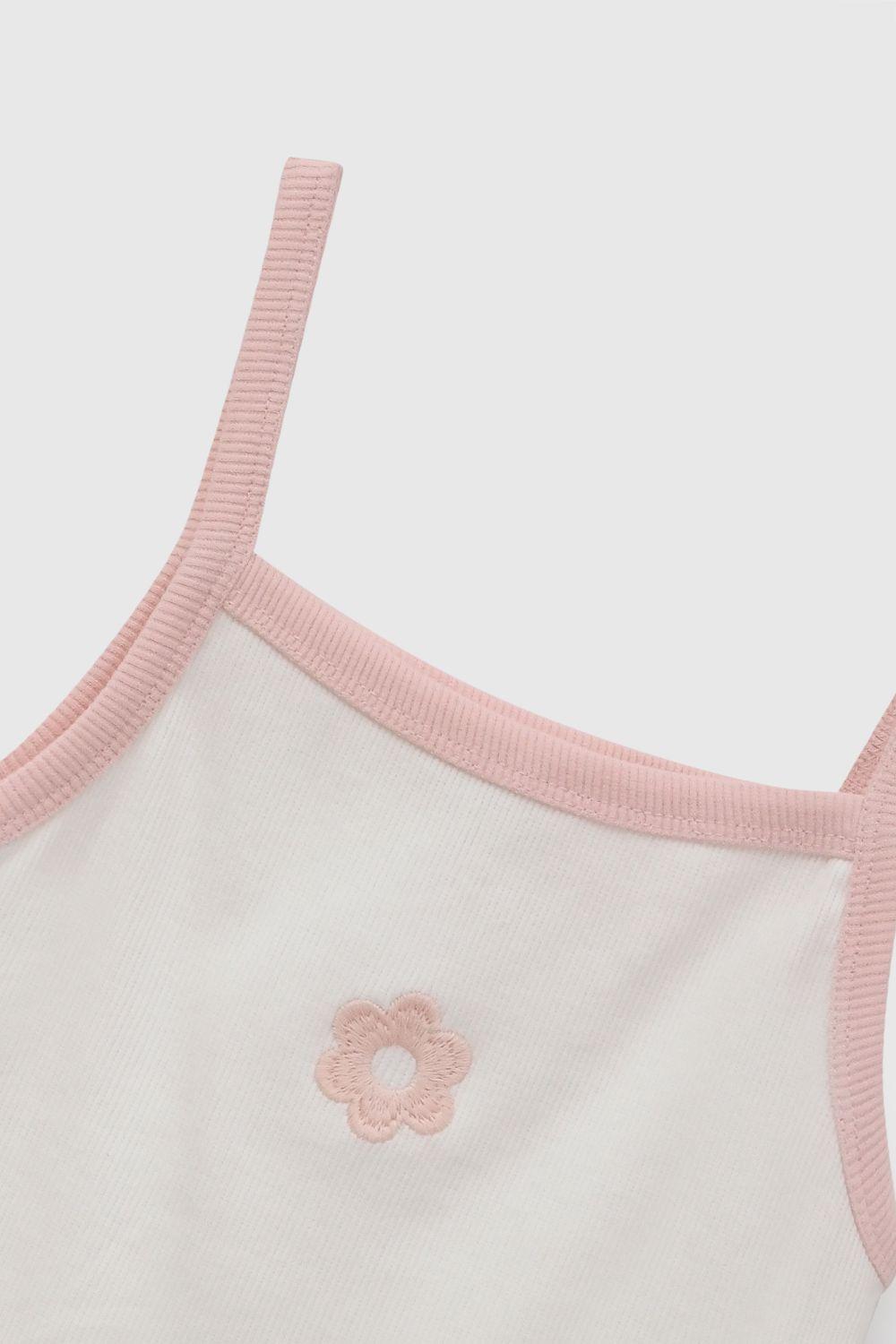 Polera Flor Crema Niña 3-4A a 12-13A Colloky-3