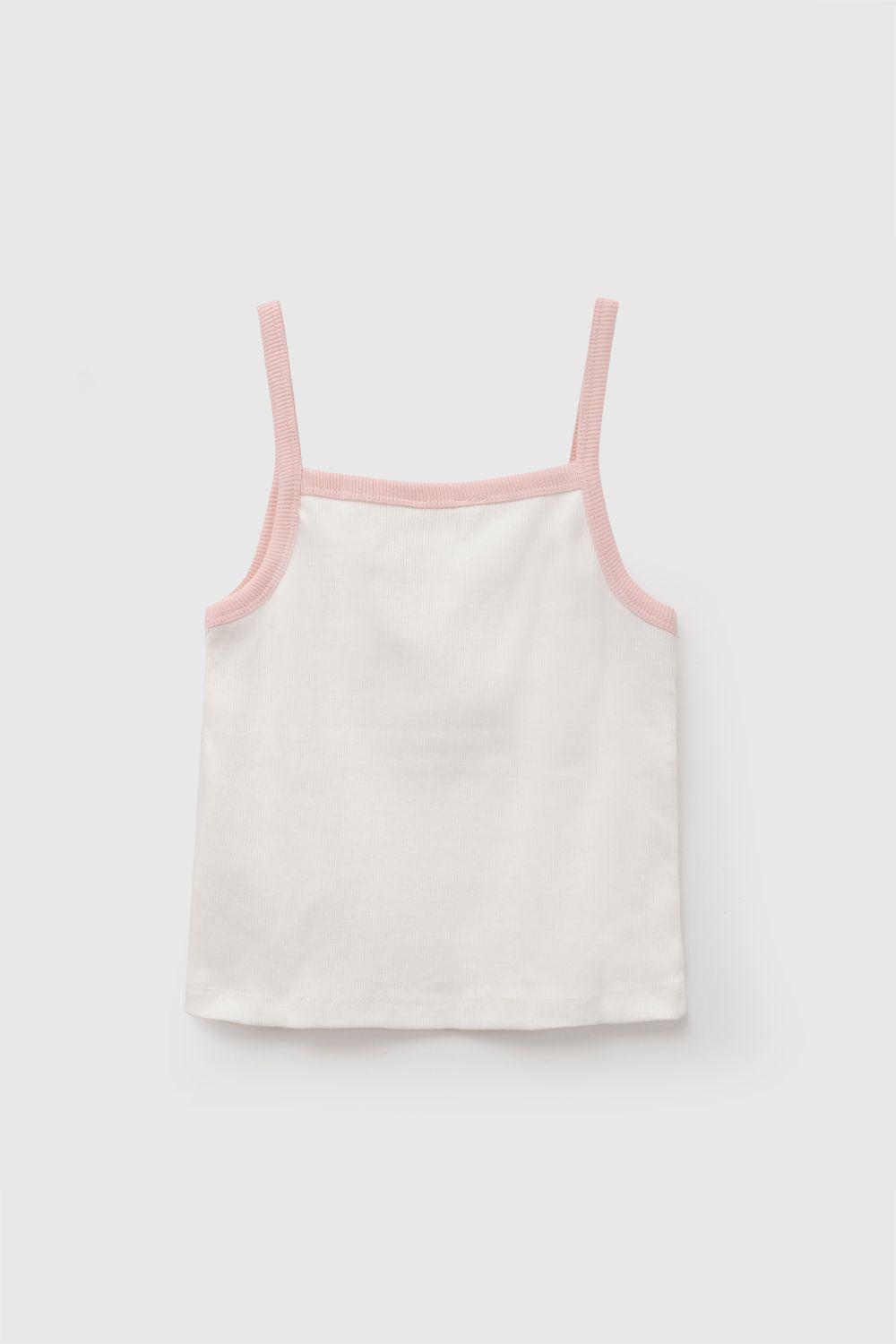 Polera Flor Crema Niña 3-4A a 12-13A Colloky-2