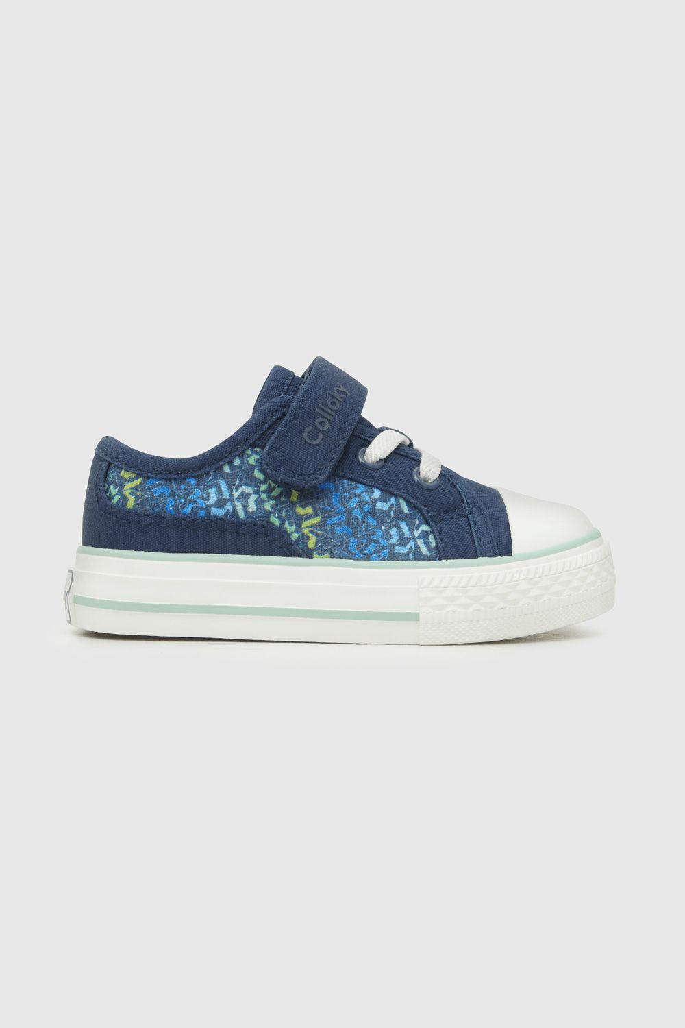 Zapatilla De Niños Urbana Estampada Azul / Blue (21 A 27)-1