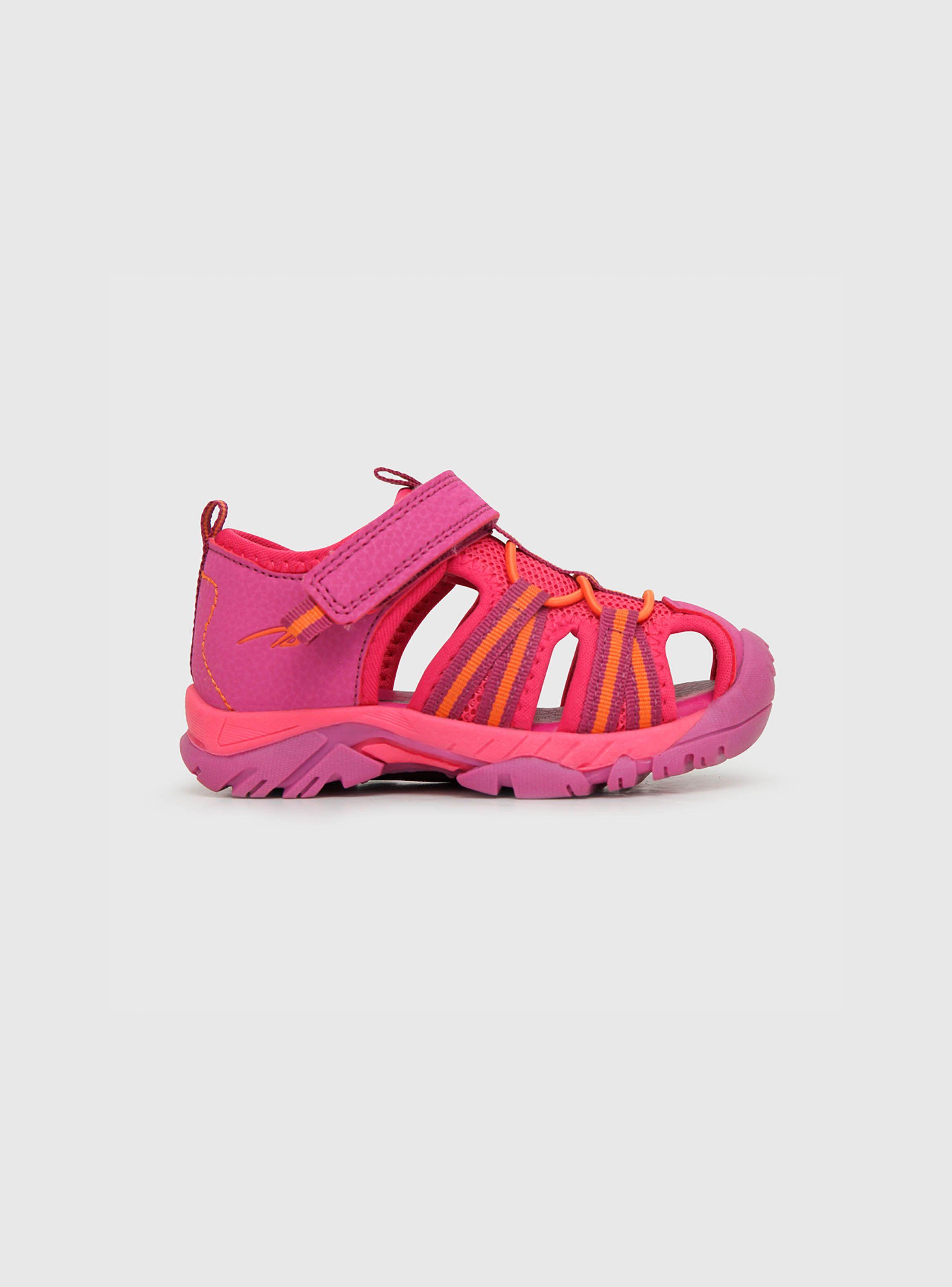 Sandalia De Niña Cinta Lateral Rosado (21 A 27) Colloky-1
