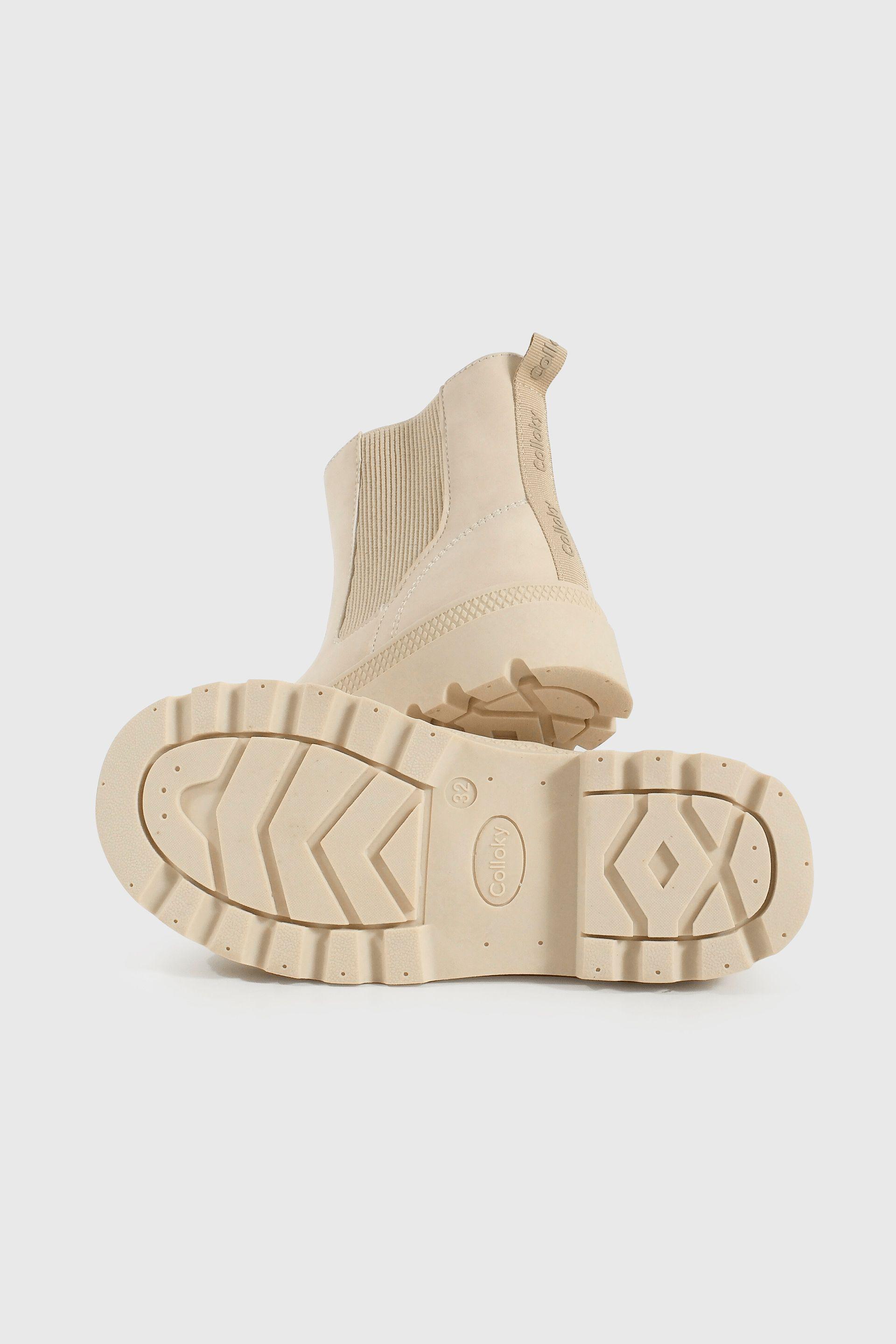 Bootie de Niña Blanco Caña Alta con Cierre-2