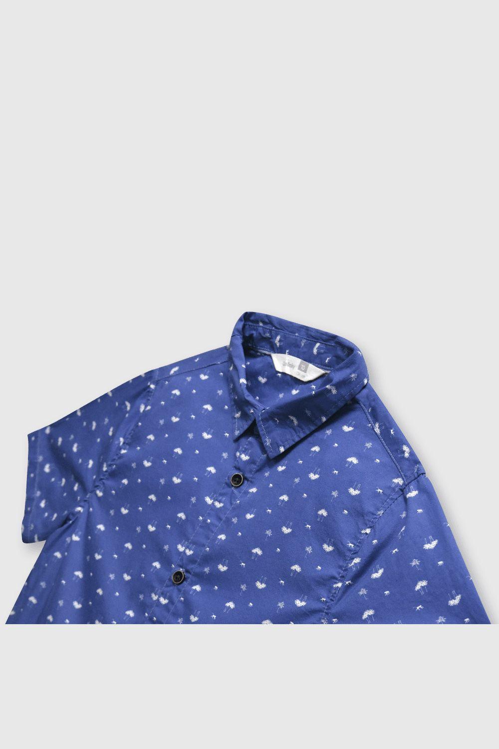 Camisa de niño tropical light denim (2 a 12 años)-2