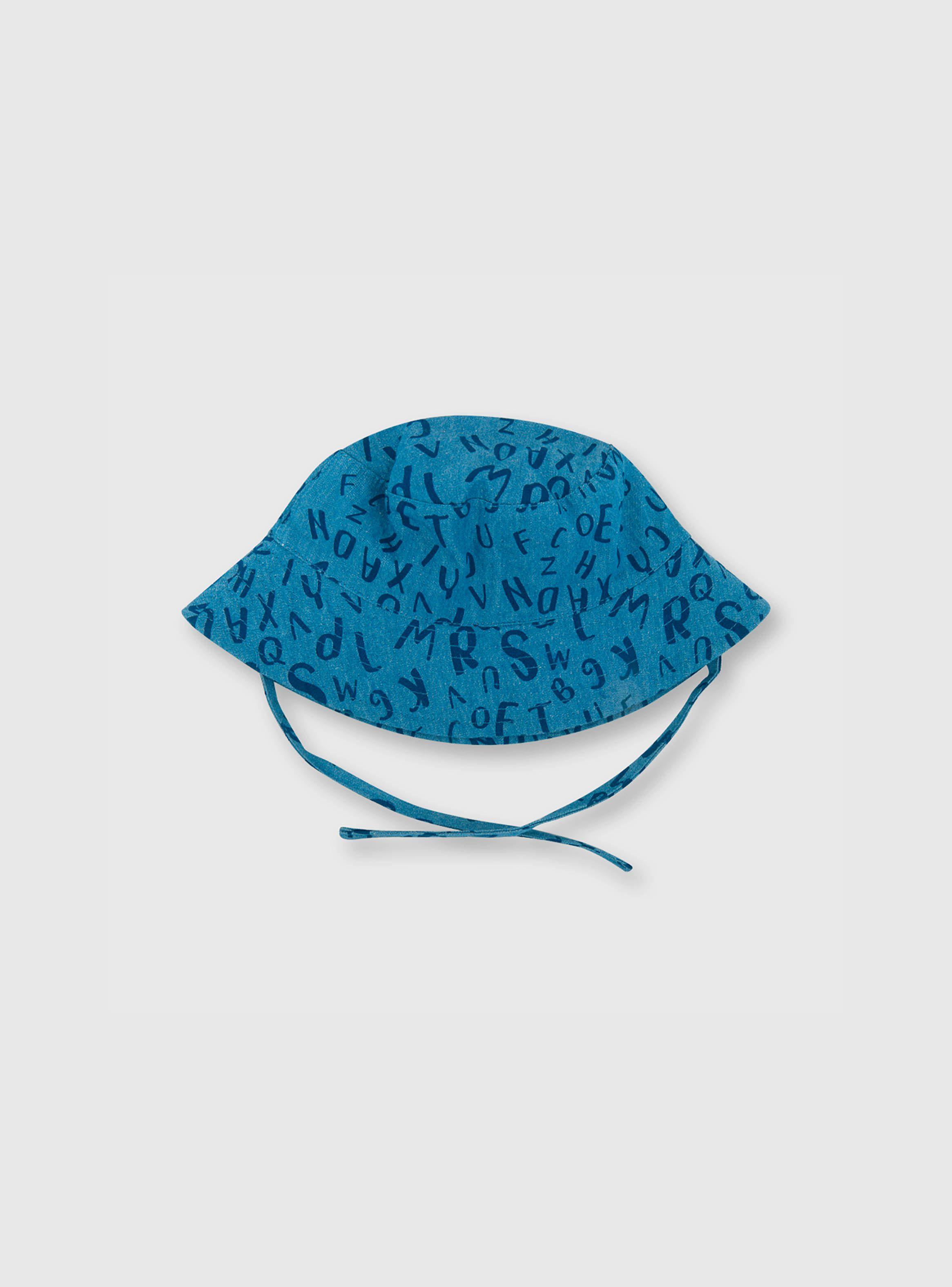 Sombrero Estampado Niño Azul (3 A 24 Meses) Colloky-2
