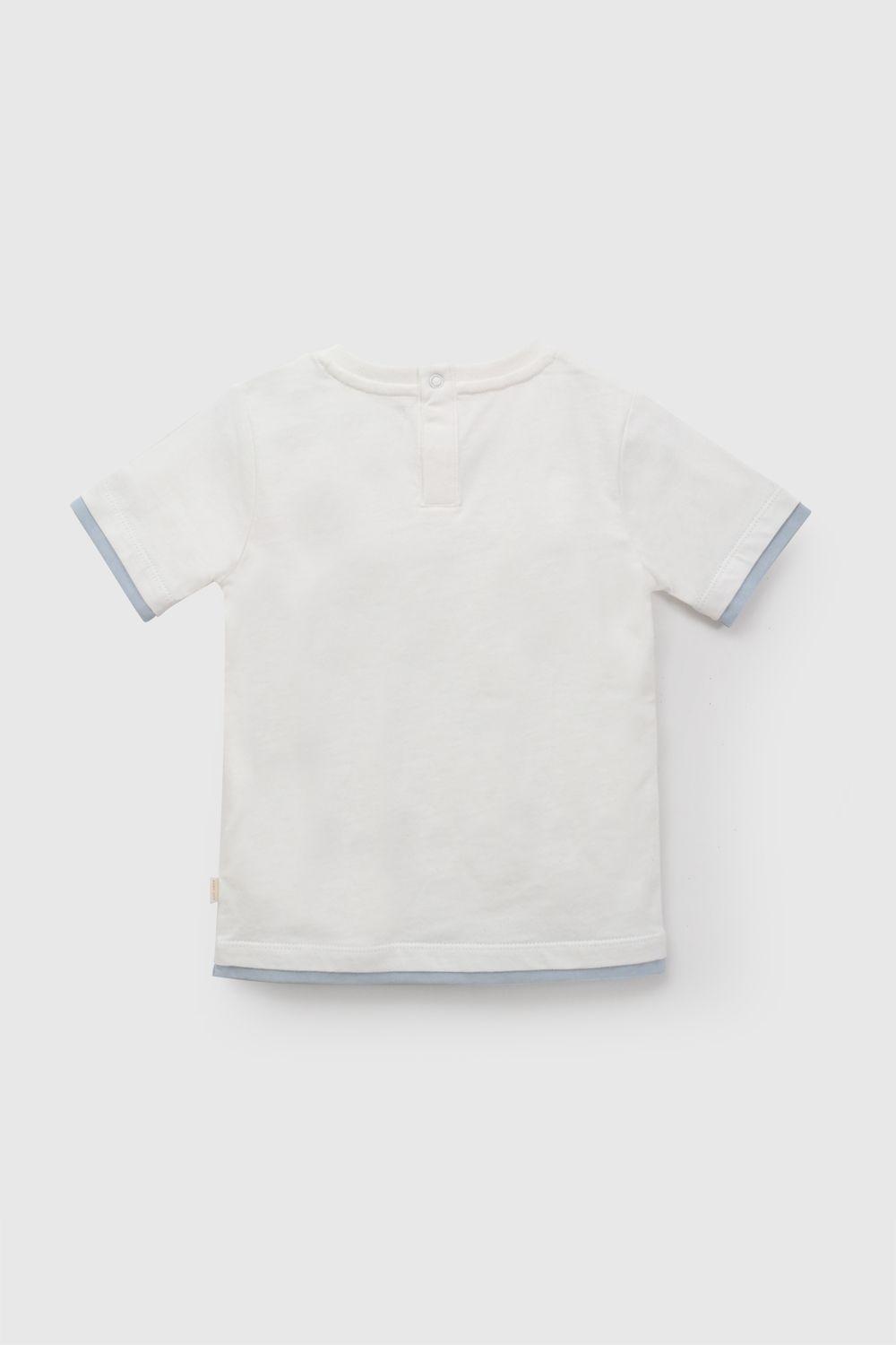Polera Tortuga Blanco Niño 6-9M a 4-5A Colloky-2