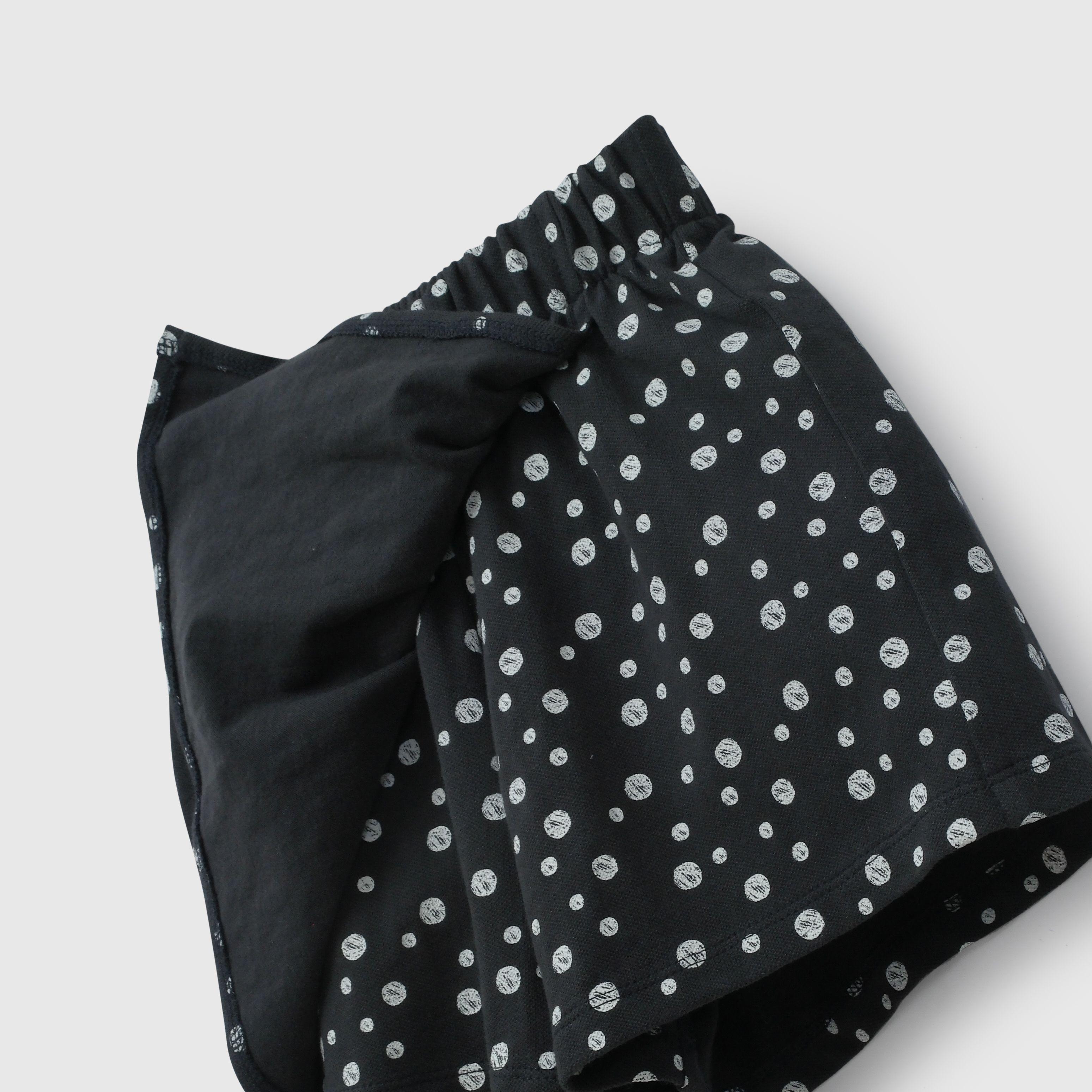 Falda Short Negra Puntos De Niña FAPQ0202V26-2