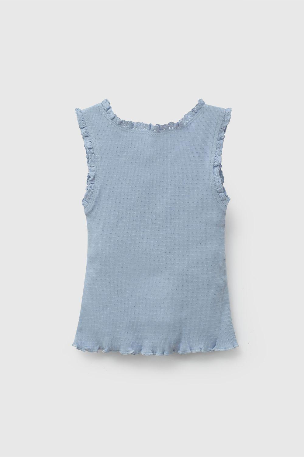 Polera Niña Celeste 58222 Colloky-1