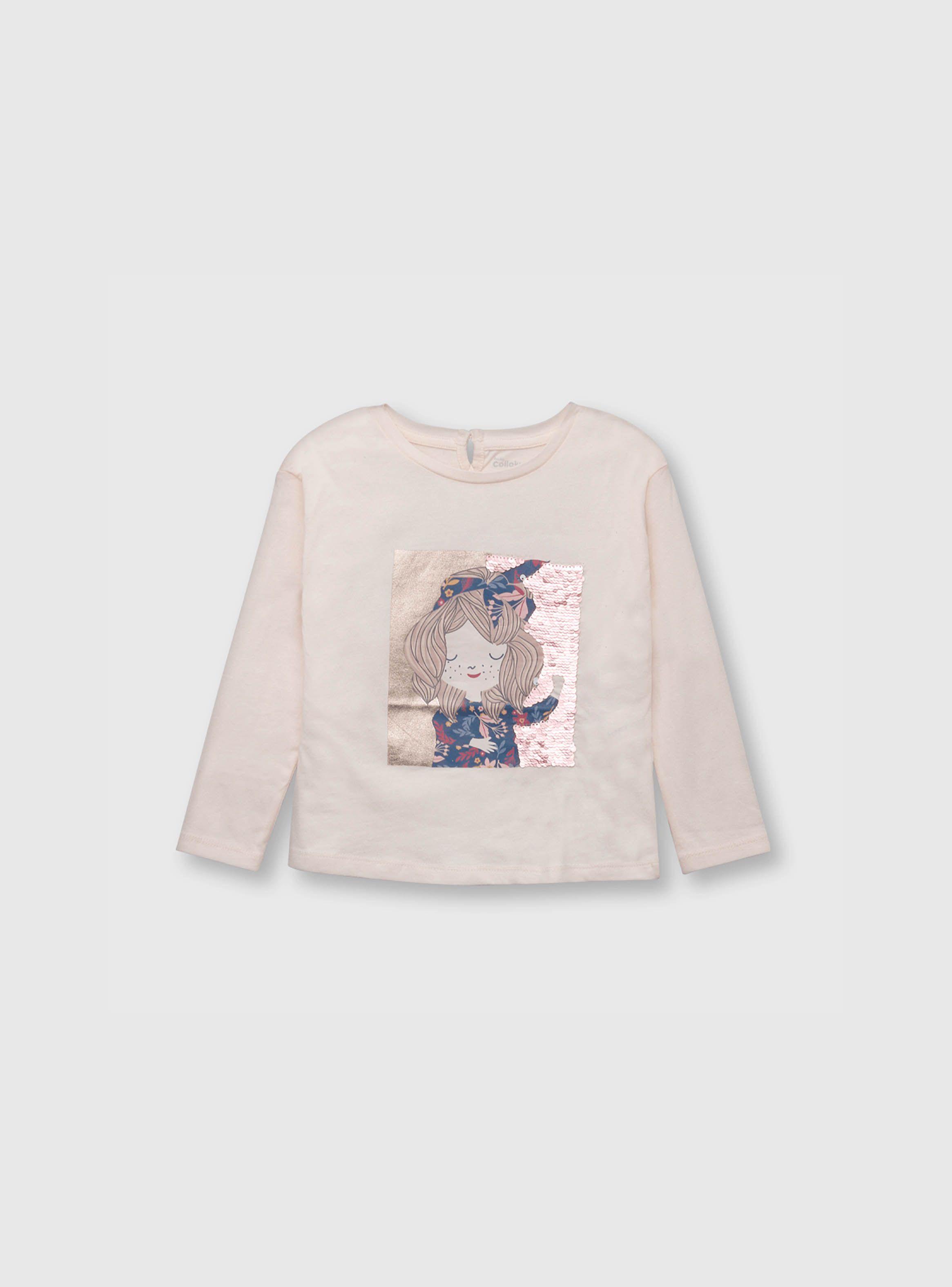 Polerón Niño Tropical Estampado Beige (2 A 12 Años) Colloky-0
