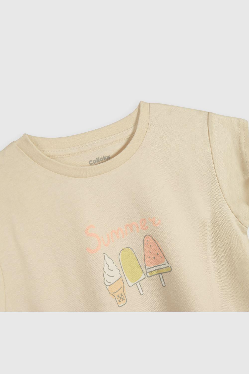 Pijama Tematico dormir Niña Beige PJJE3477V25-3