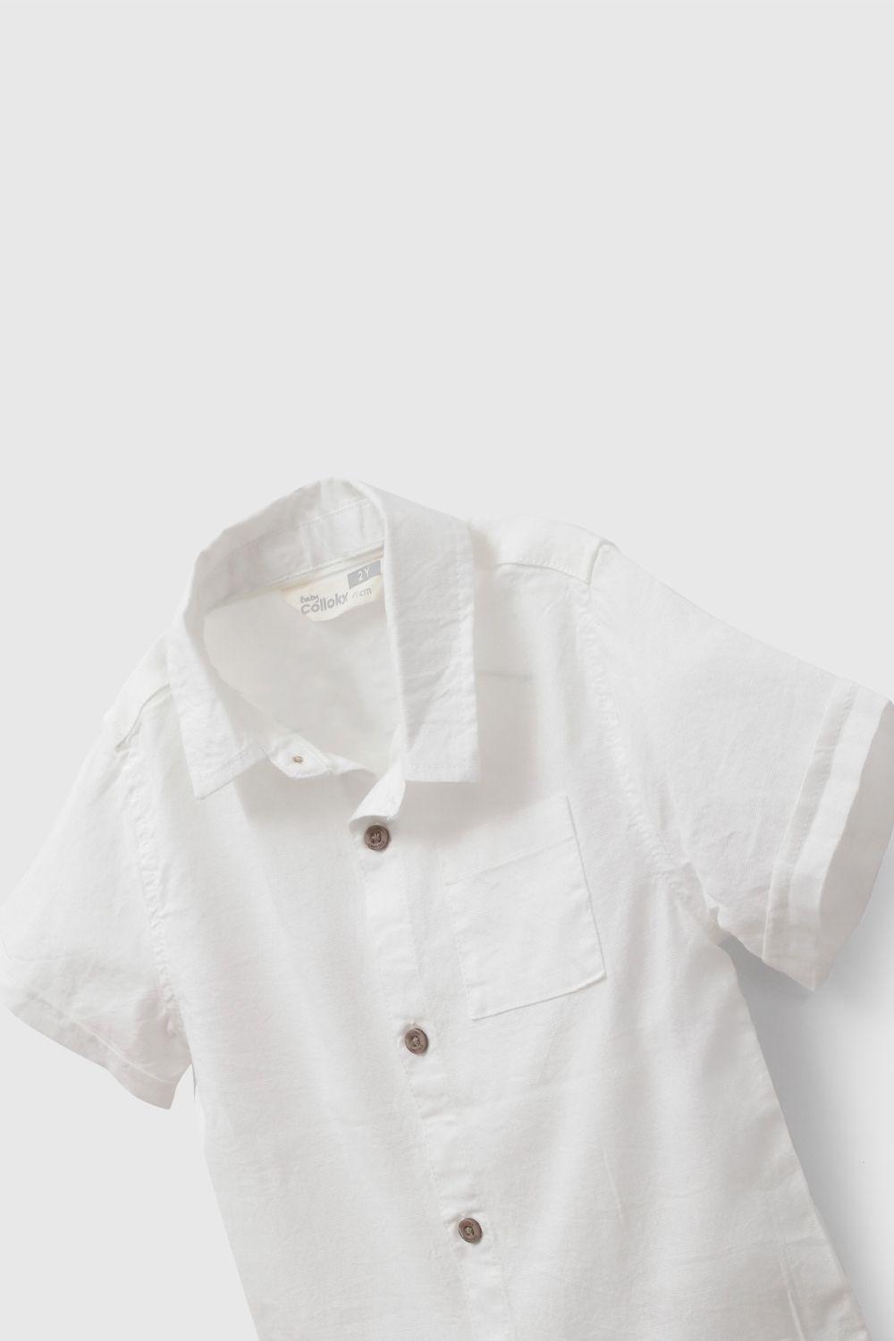 Camisa Niño Blanco 58133 Colloky-2