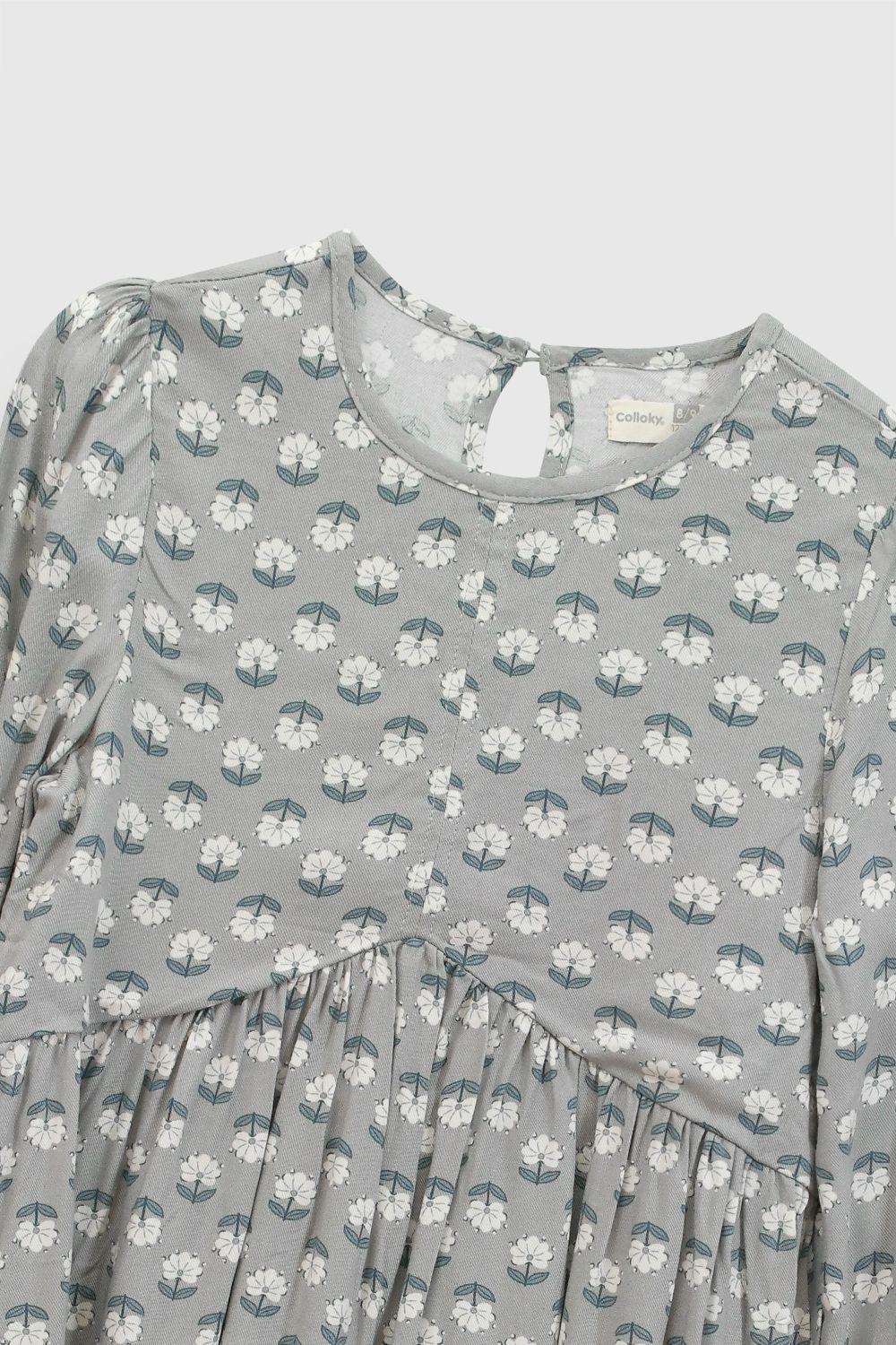 Vestido Niña Verde 7994 Colloky-2