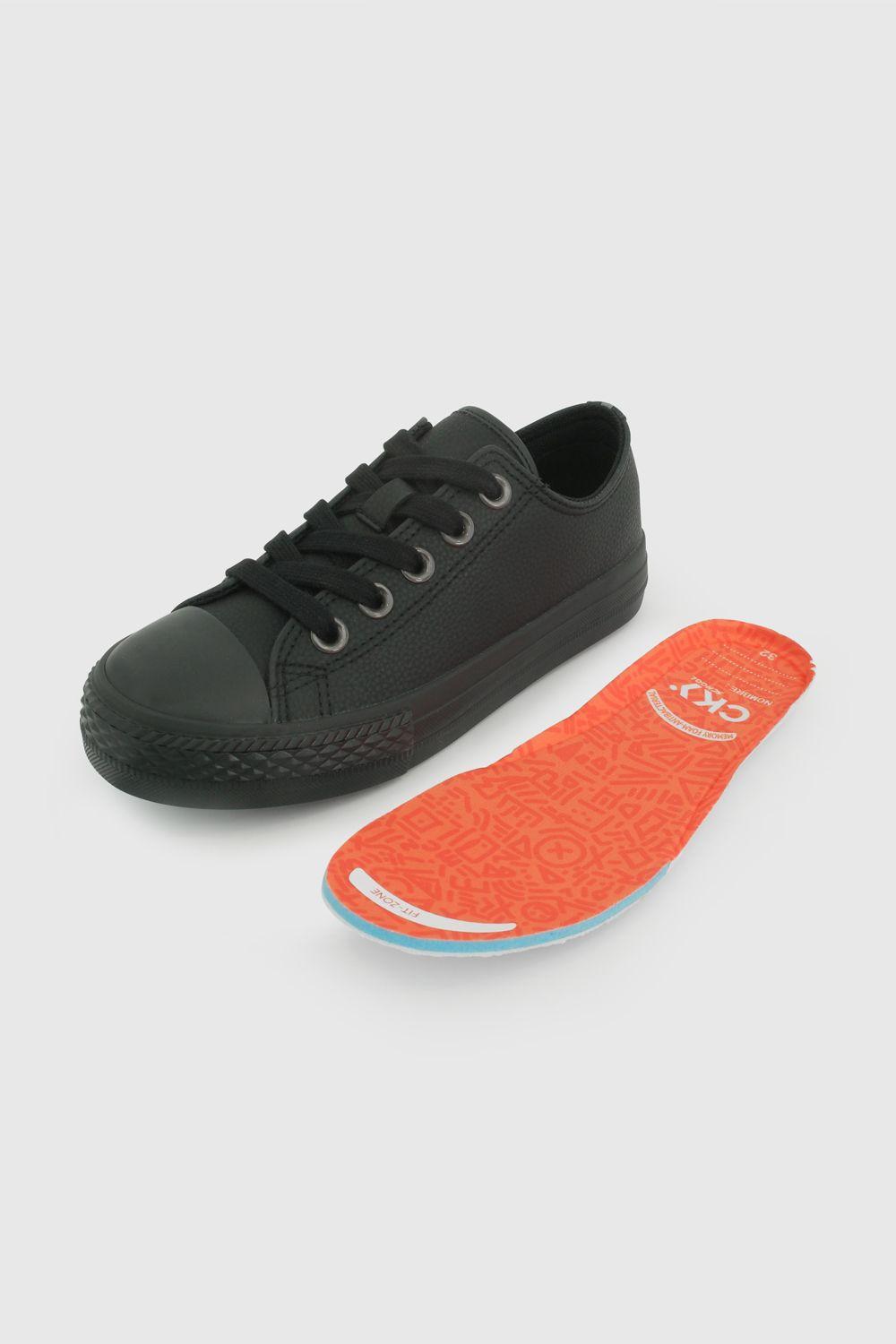 Zapatilla Escolar Negra 7284 Colloky-6