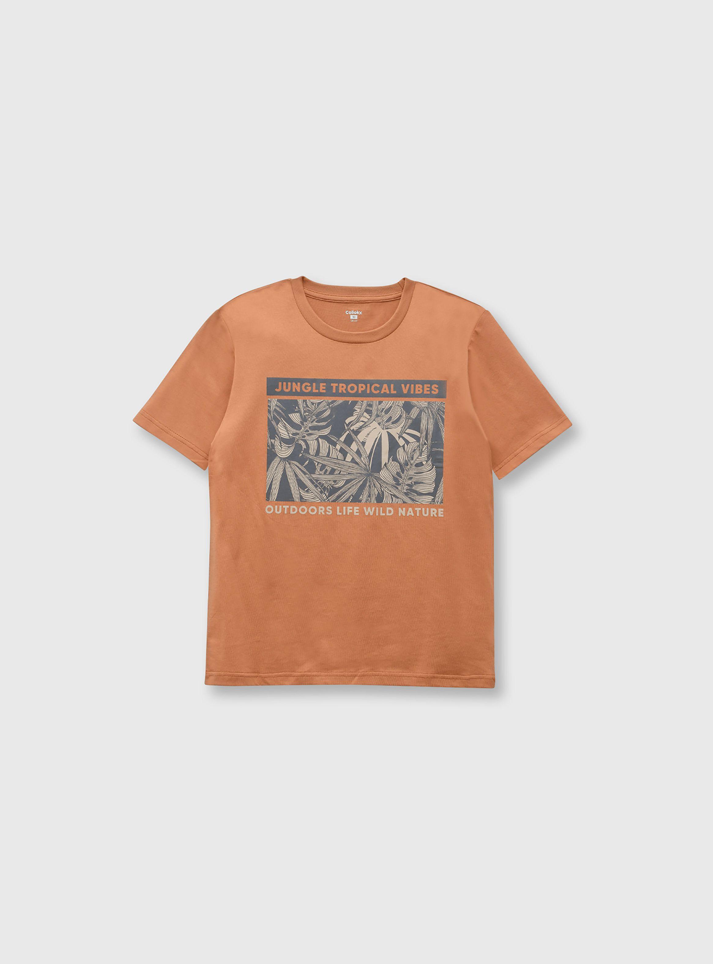 Polera Niño Café 55610 Colloky-0