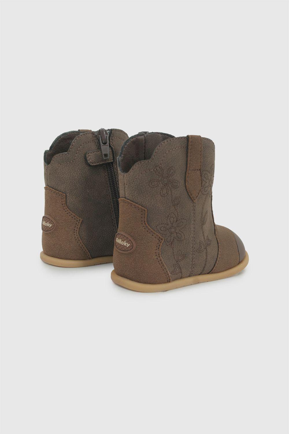 Bota Niña Cafe 7654 Colloky-4