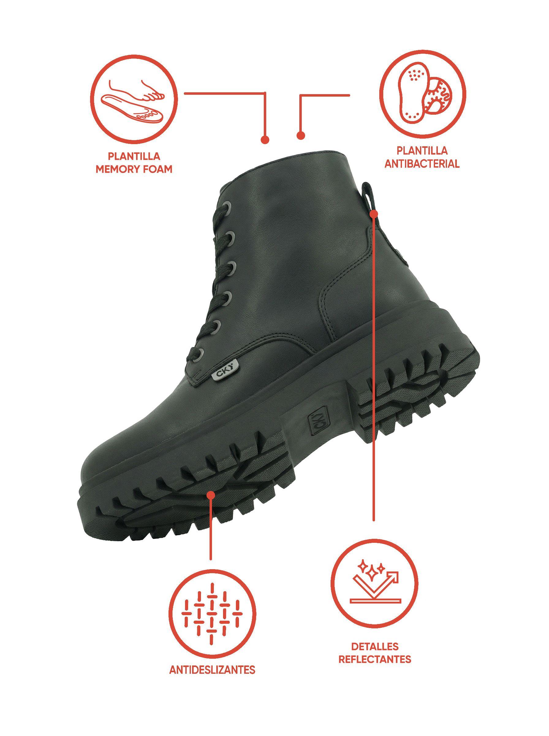 Botin Escolar Negro 7247 Colloky-3