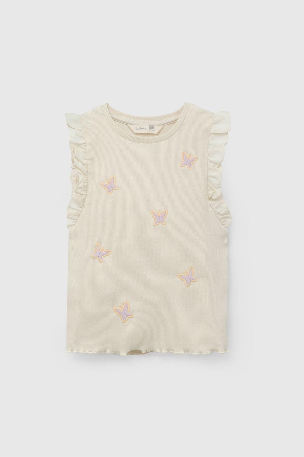 Polera Niña Beige 58008 Colloky-0