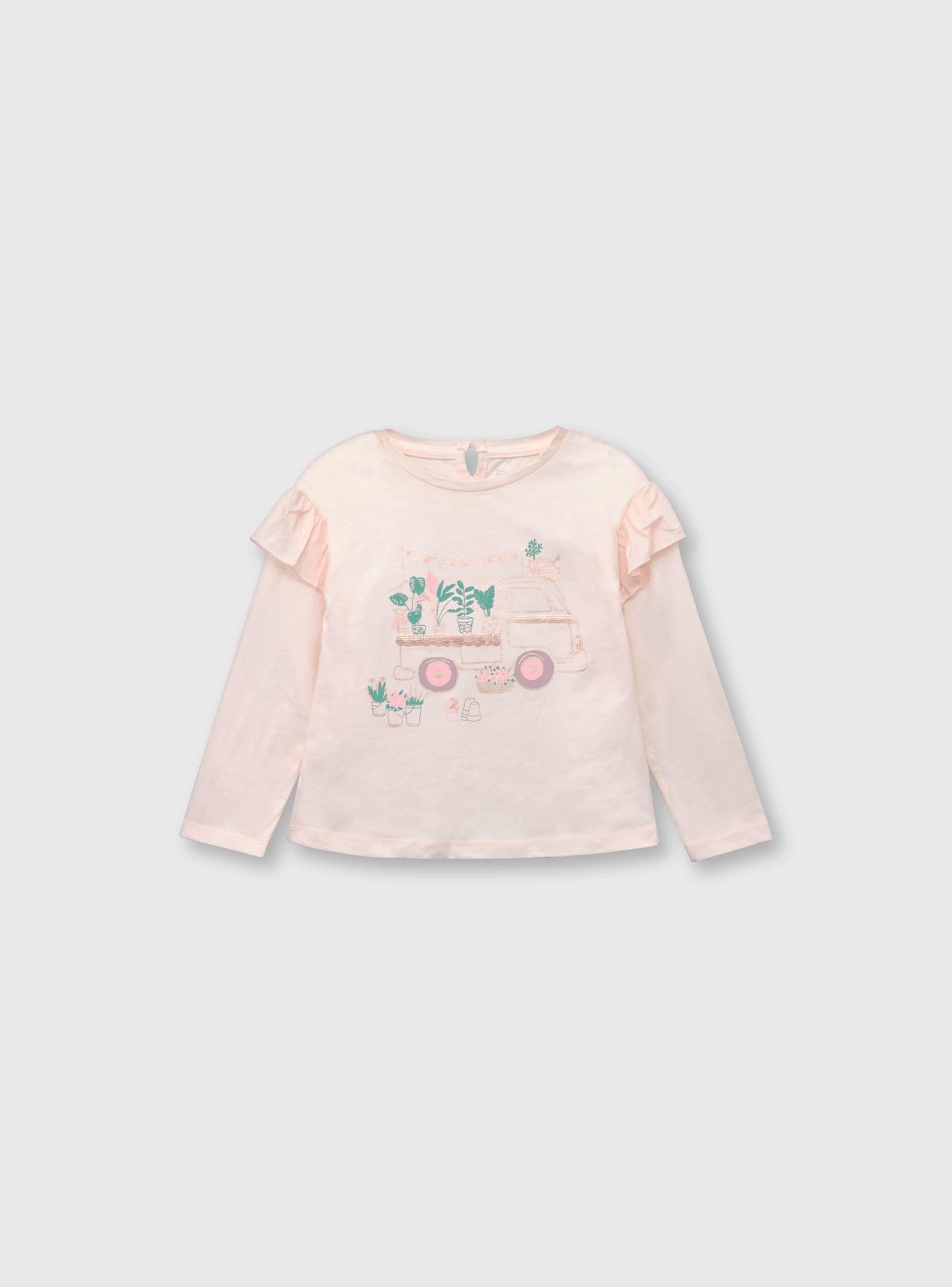 Polera De Bebé Niña Combie Rosado (3 A 36 Meses) Colloky-0
