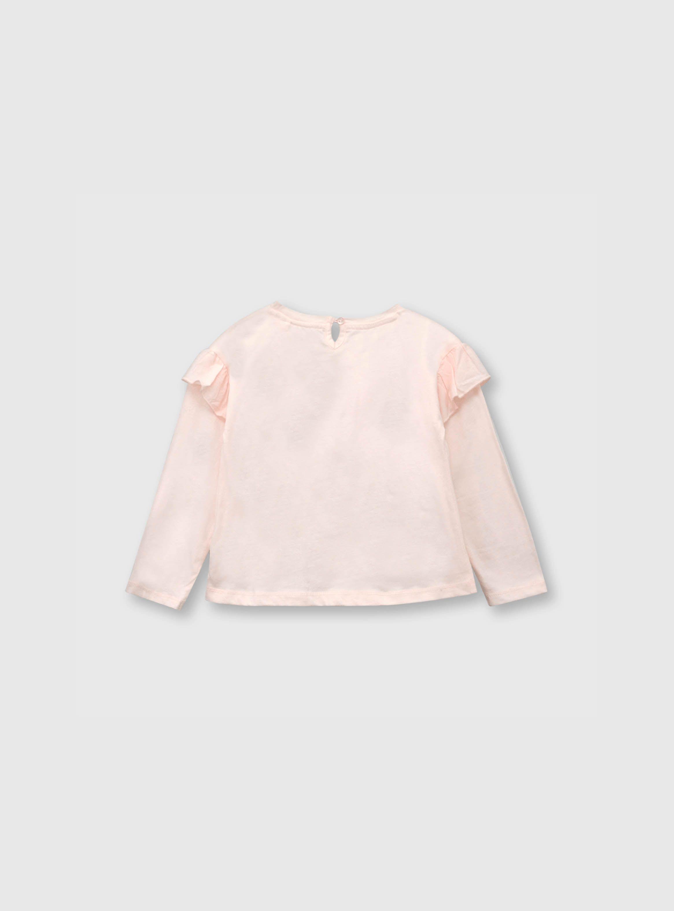 Polera De Bebé Niña Combie Rosado (3 A 36 Meses) Colloky-1