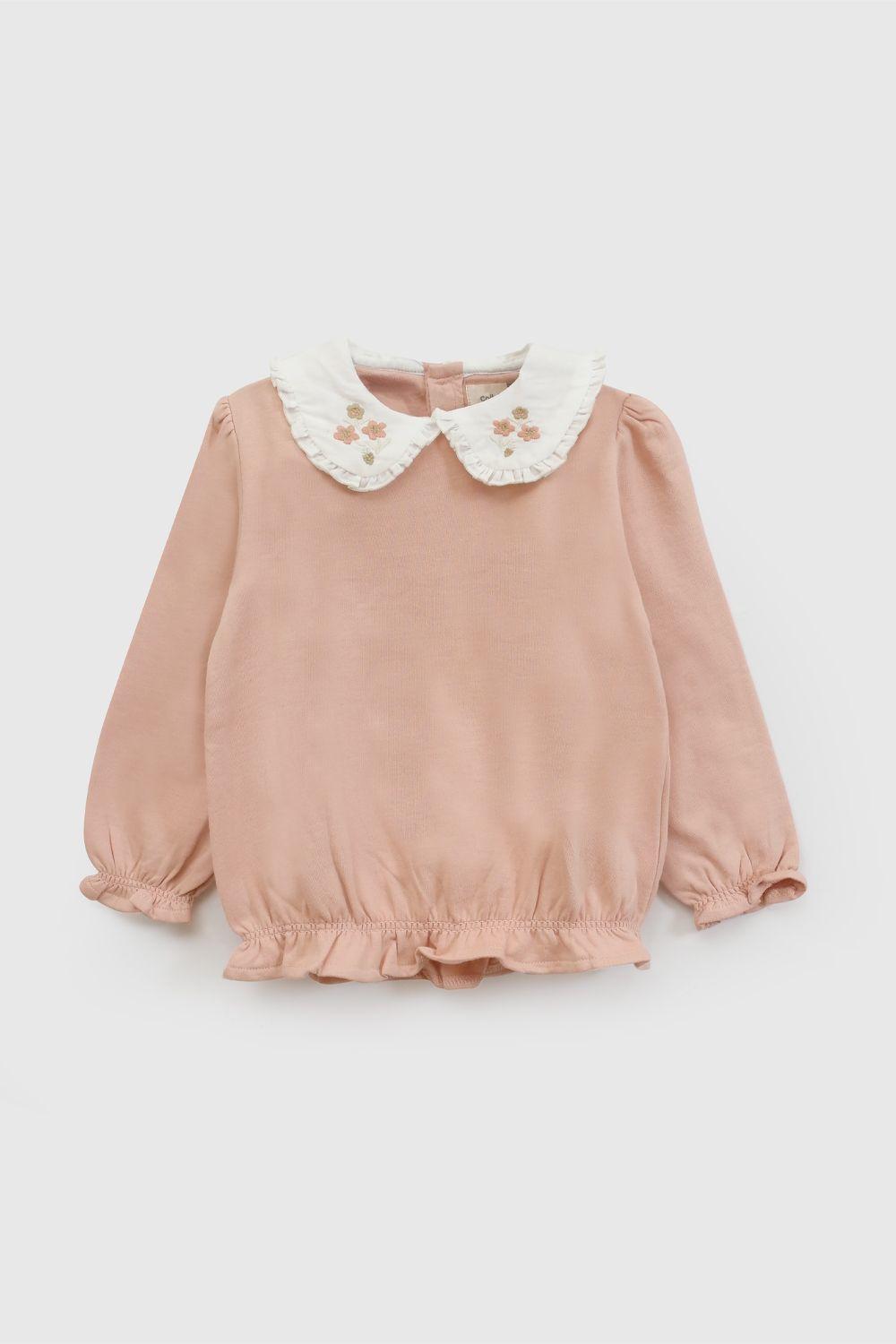 Polerón Niña Rosado 8117 Colloky-0