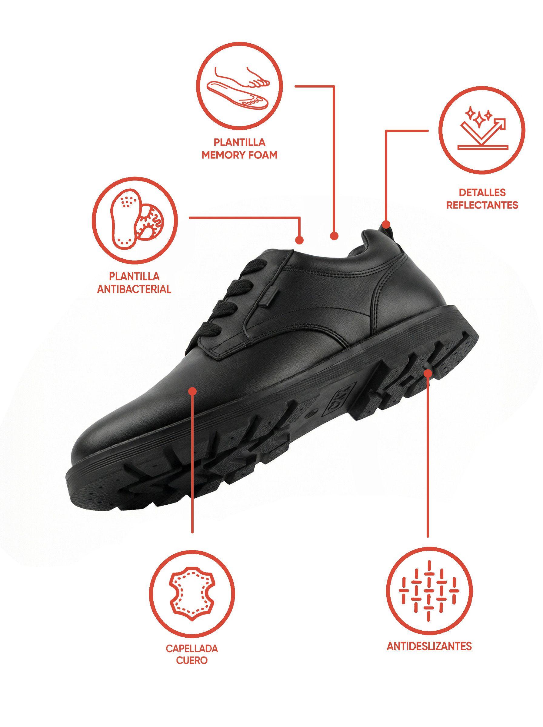 Zapato Escolar Negro 7240 Colloky-1