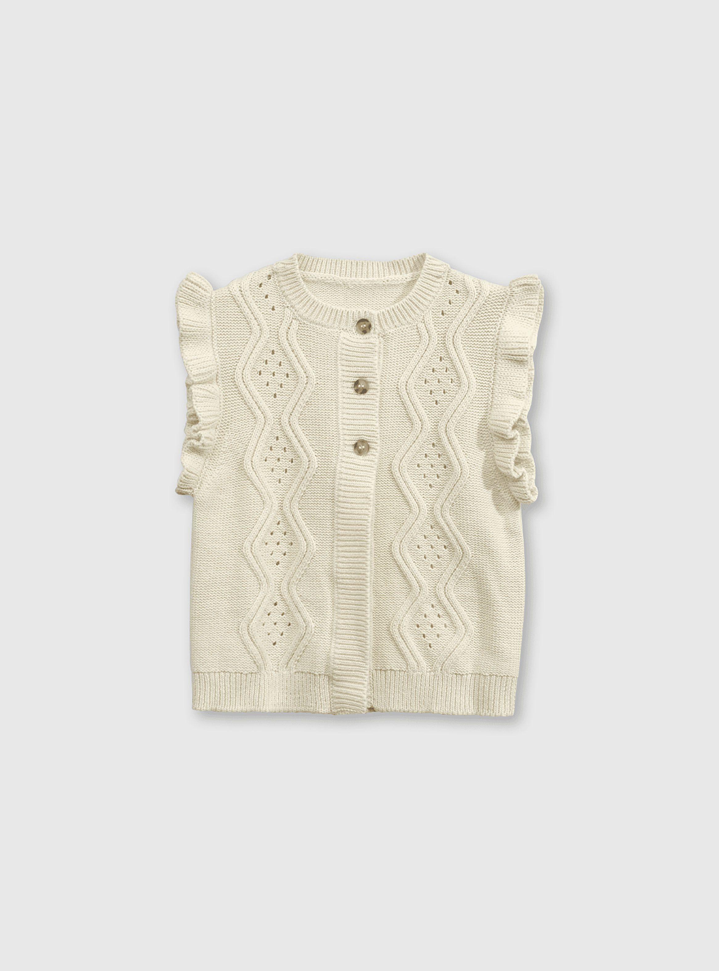 Chaleco Niña Beige 49639 Colloky-0