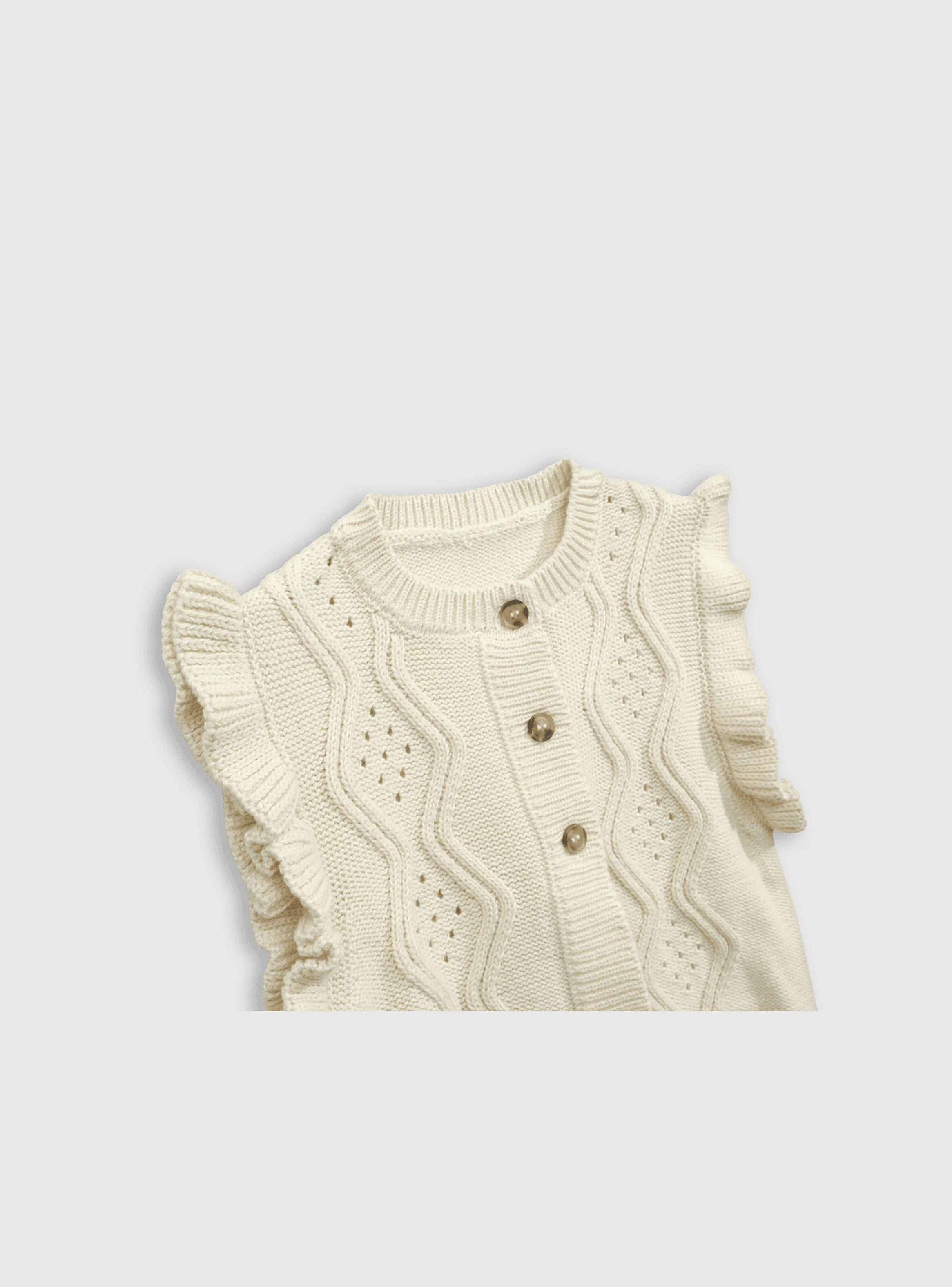 Chaleco Niña Beige 49639 Colloky-2