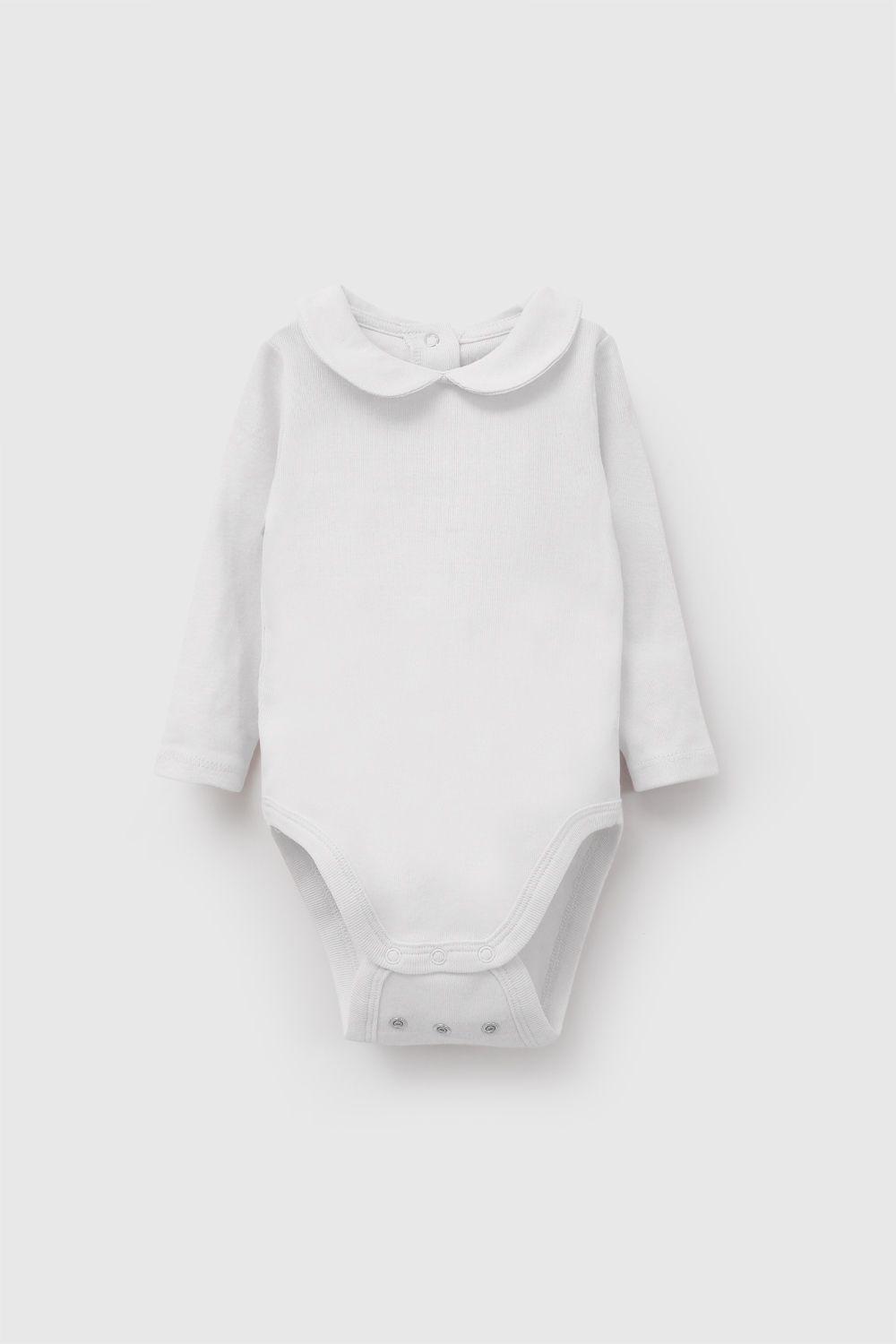 Set Body Cuello Rib Crema Niña 0-3M a 11/2-2A Colloky-2