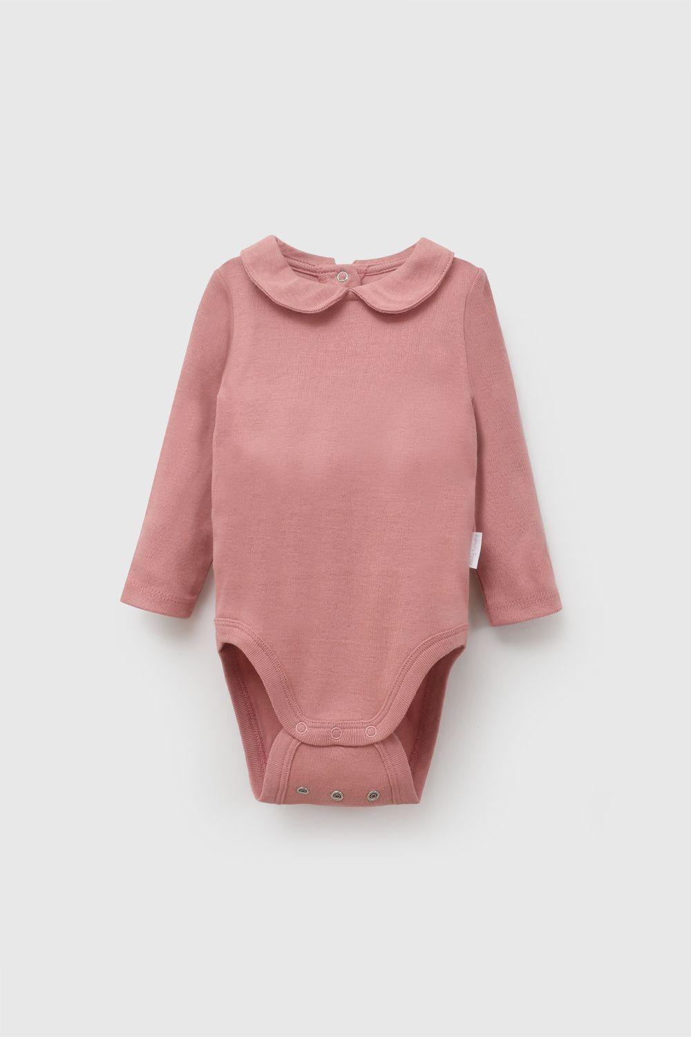 Set Body Cuello Rib Crema Niña 0-3M a 11/2-2A Colloky-3