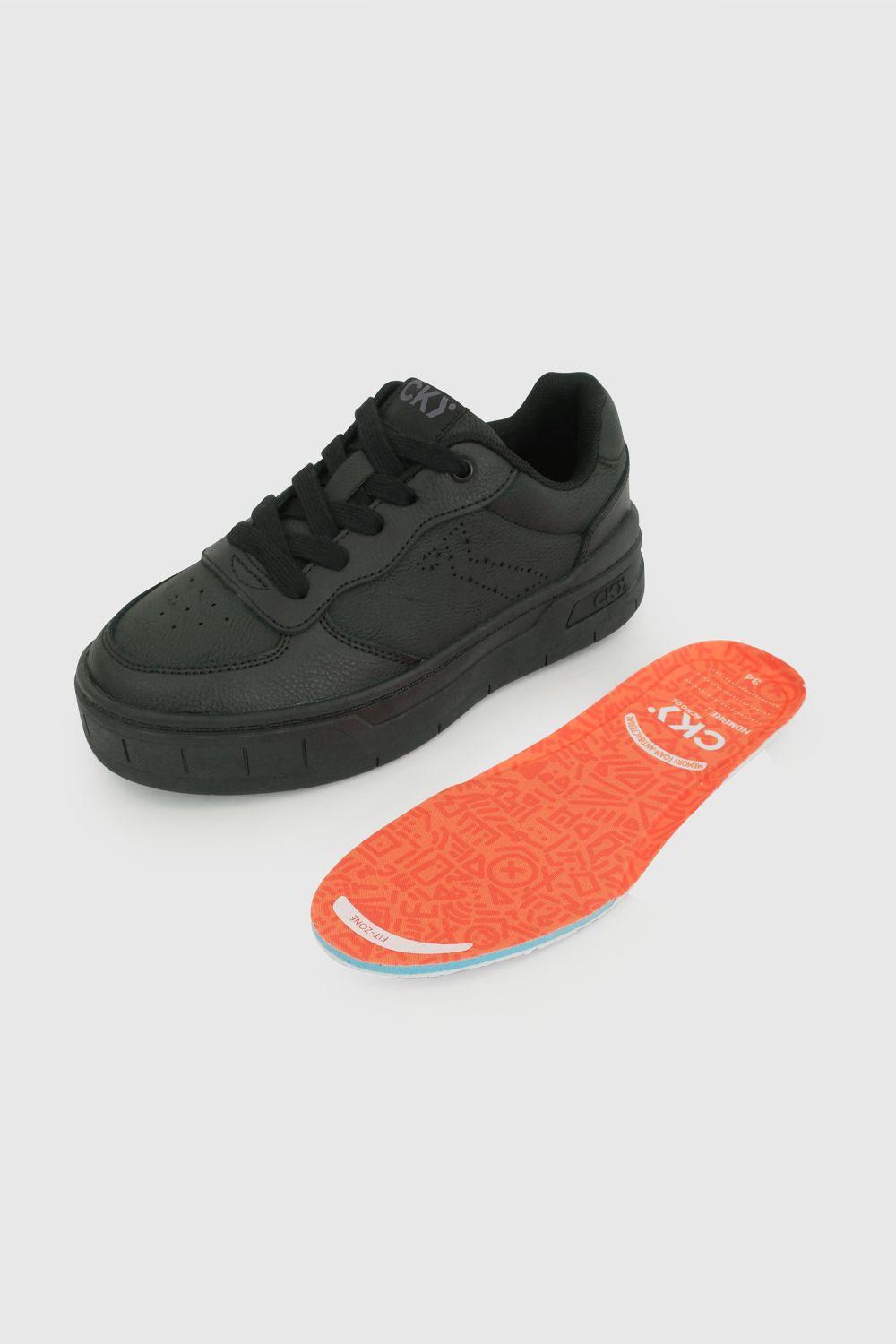 Zapatilla Escolar Negra 7259 Colloky-5