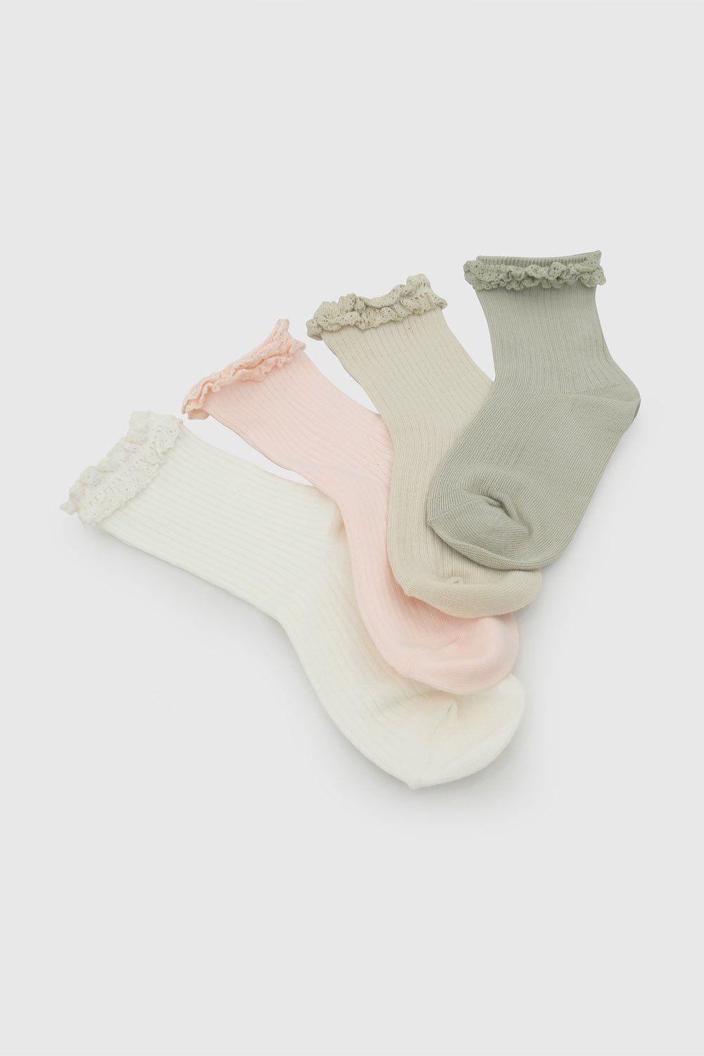 Calcetin 3/4 Niña Rosado 8304 Colloky-2