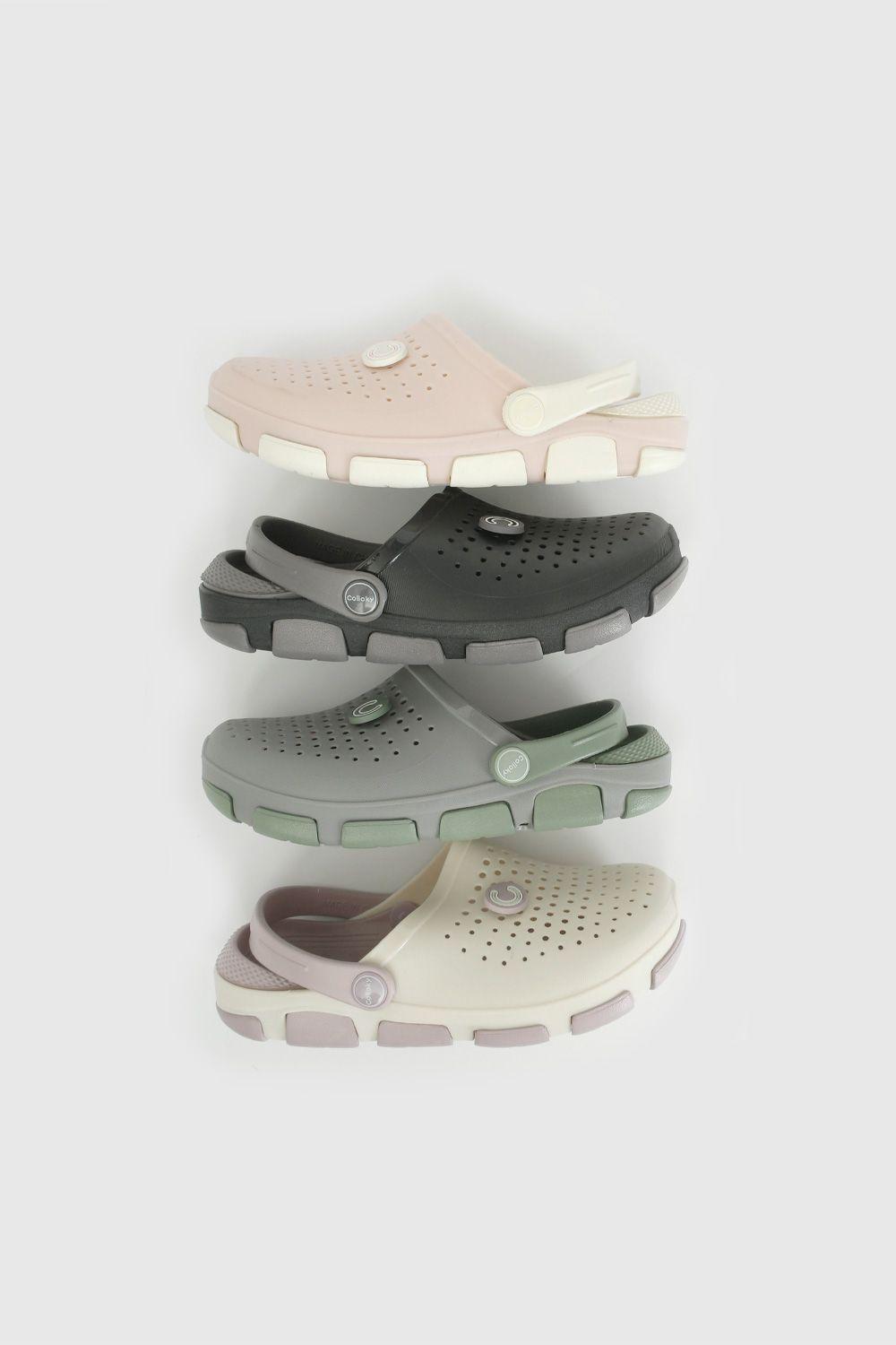 Sandalia Zueco de Agua Gris 53611011V26-5