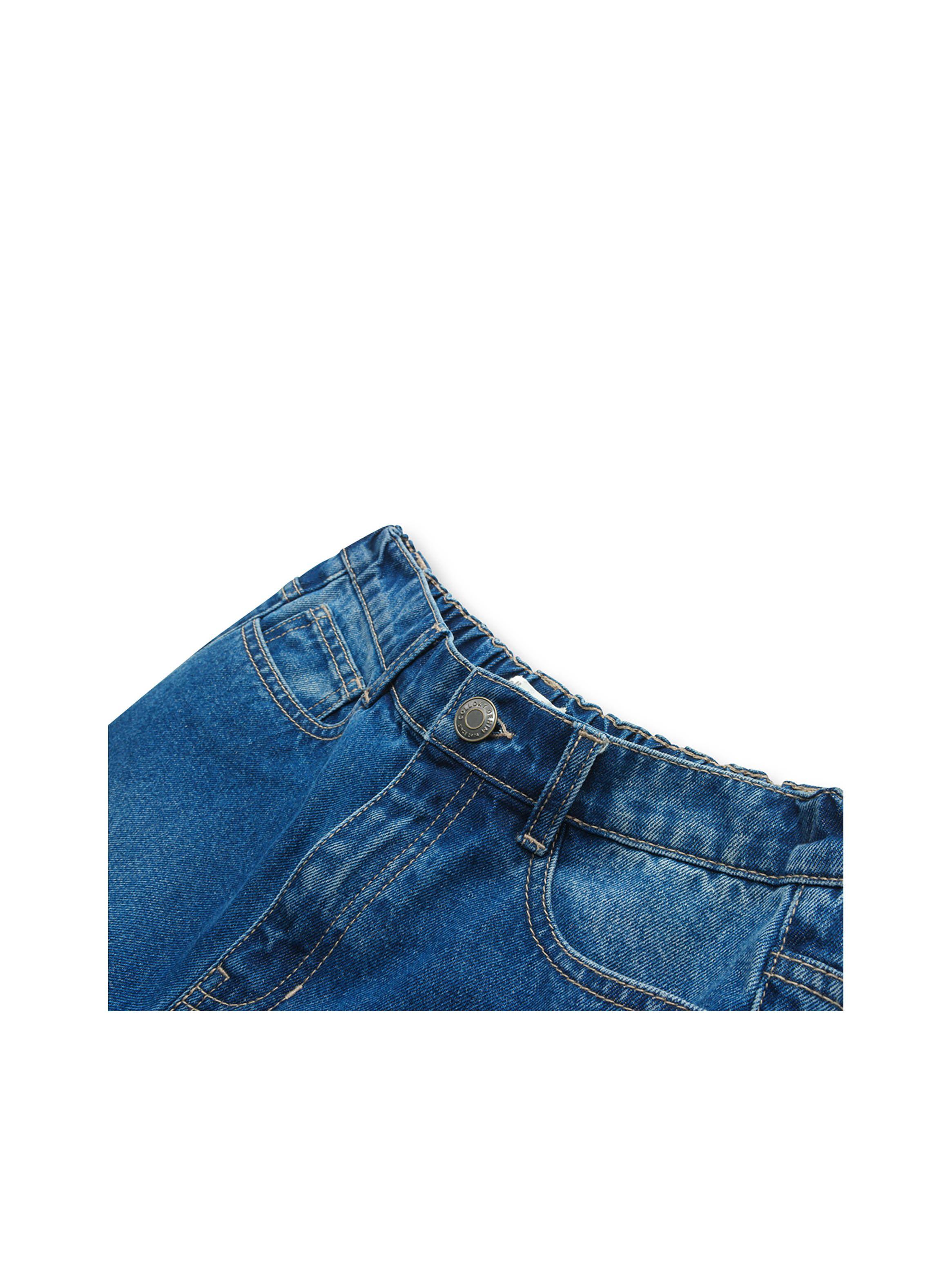 Jeans De Niño Balloon Azul (2 A 12 Años) Colloky-2