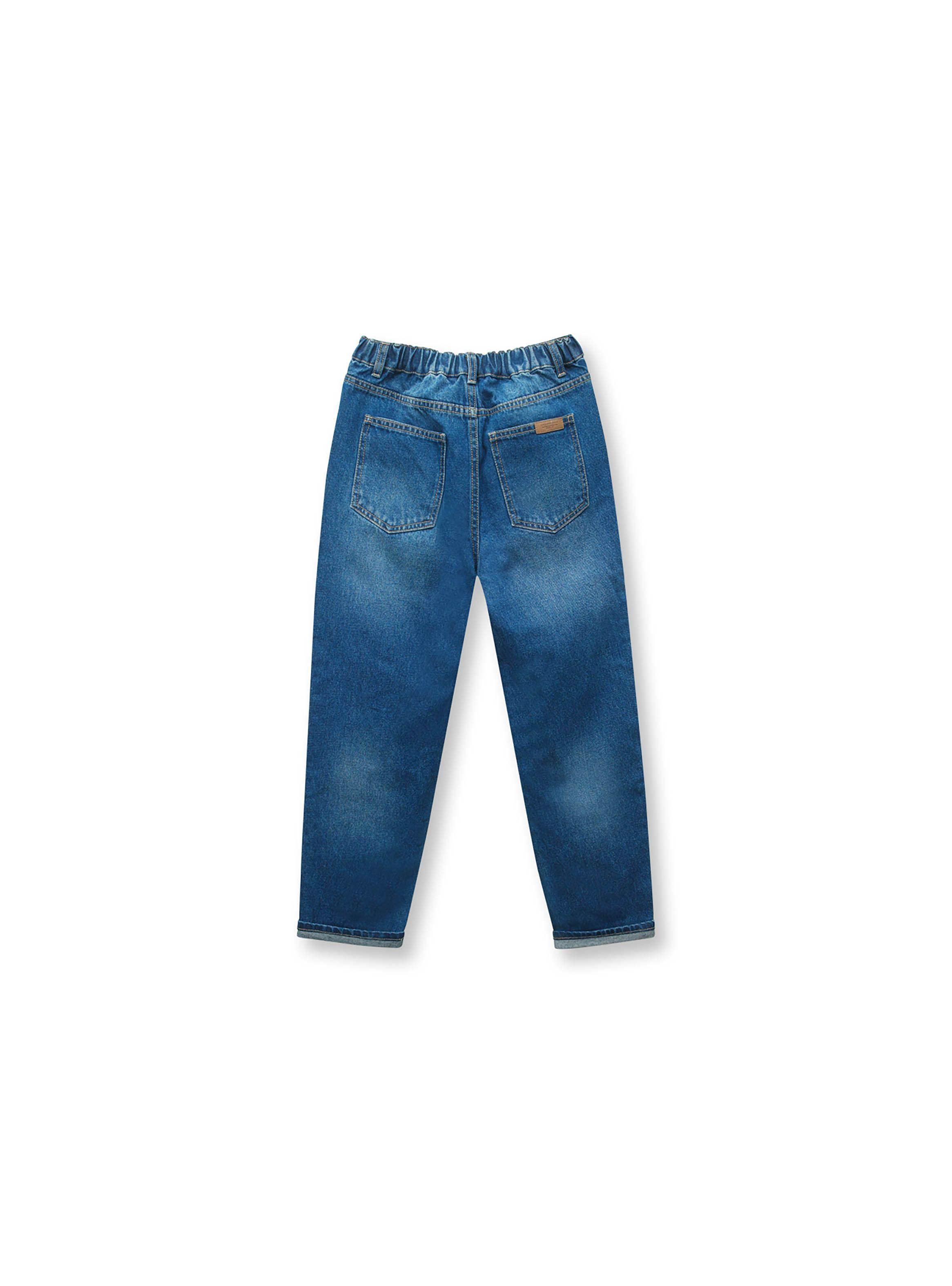 Jeans De Niño Balloon Azul (2 A 12 Años) Colloky-1