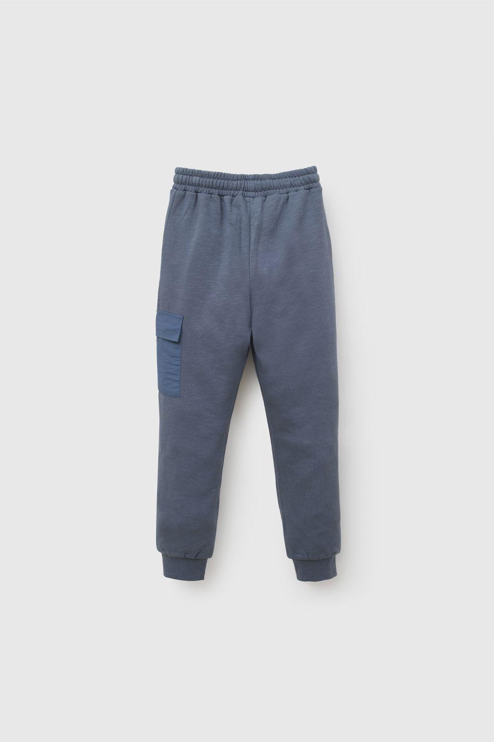 Pantalon Buzo Bolsillo Denim Niño 3-4A a 12-13A Colloky-2