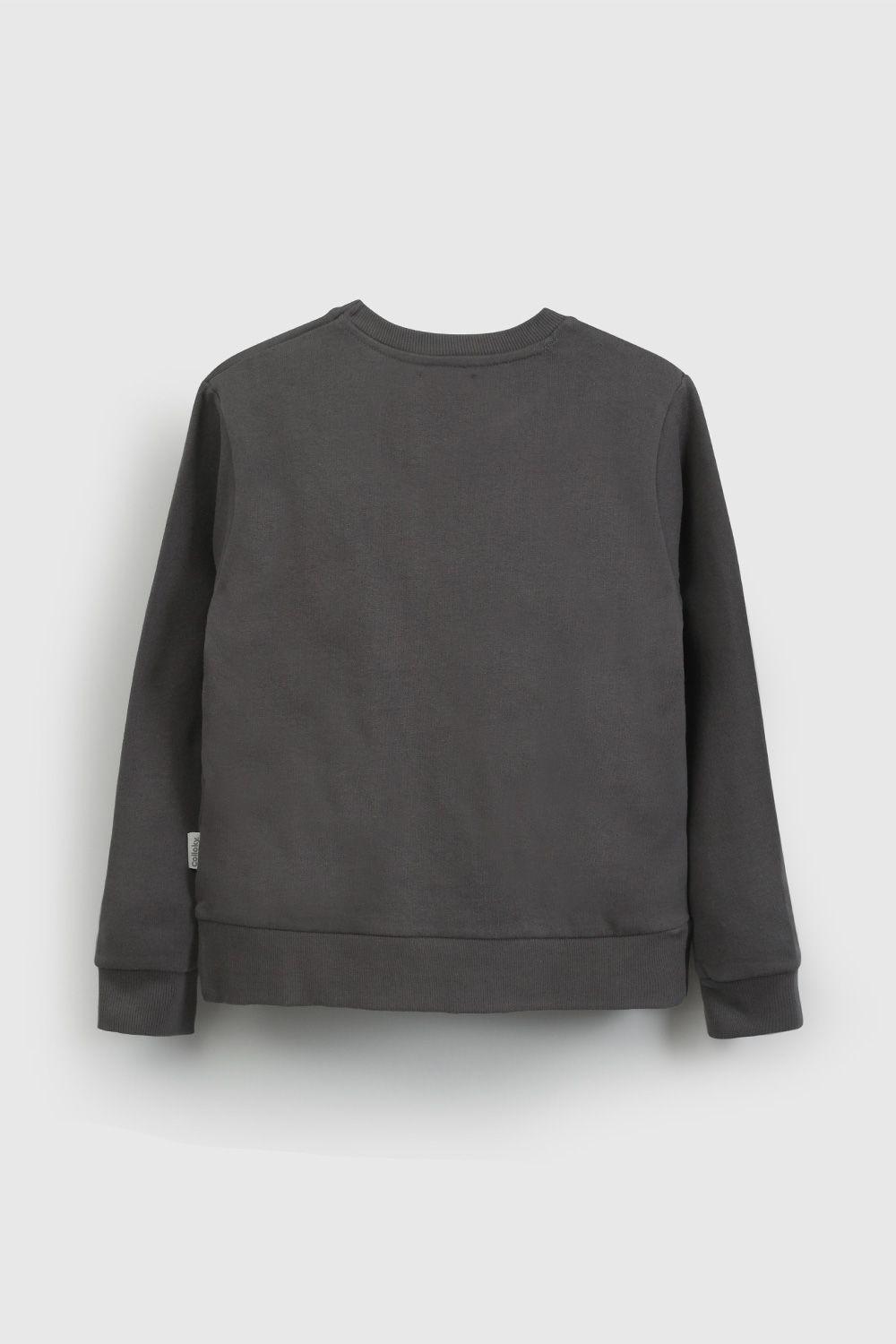 Polerón Básico Negro  De Niña PLPO0603V26-1