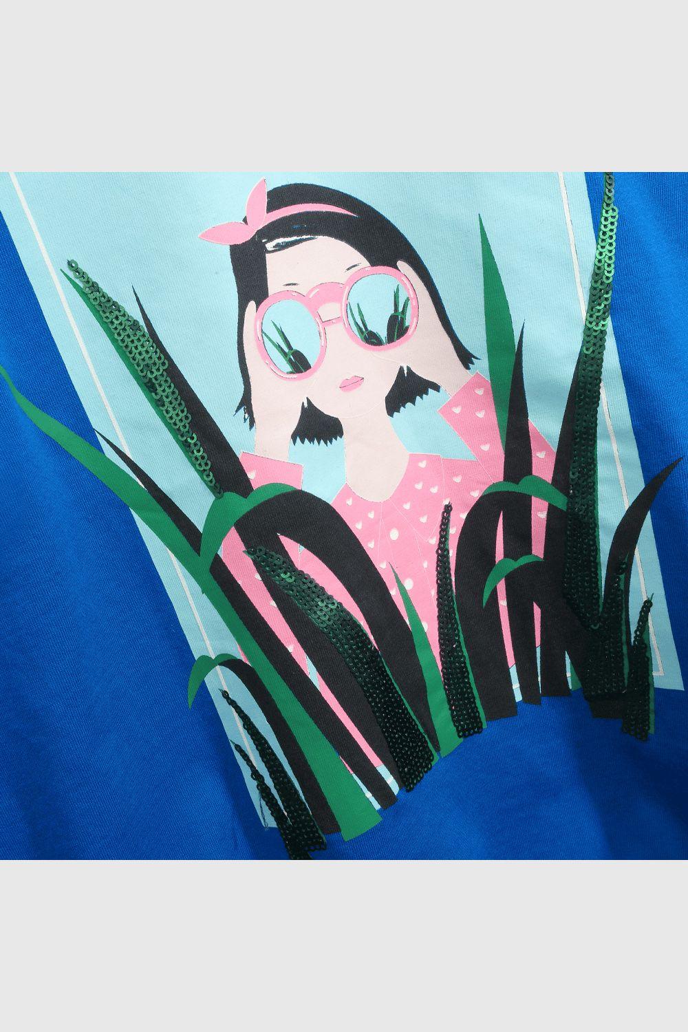 Polera Azul de Niña-2