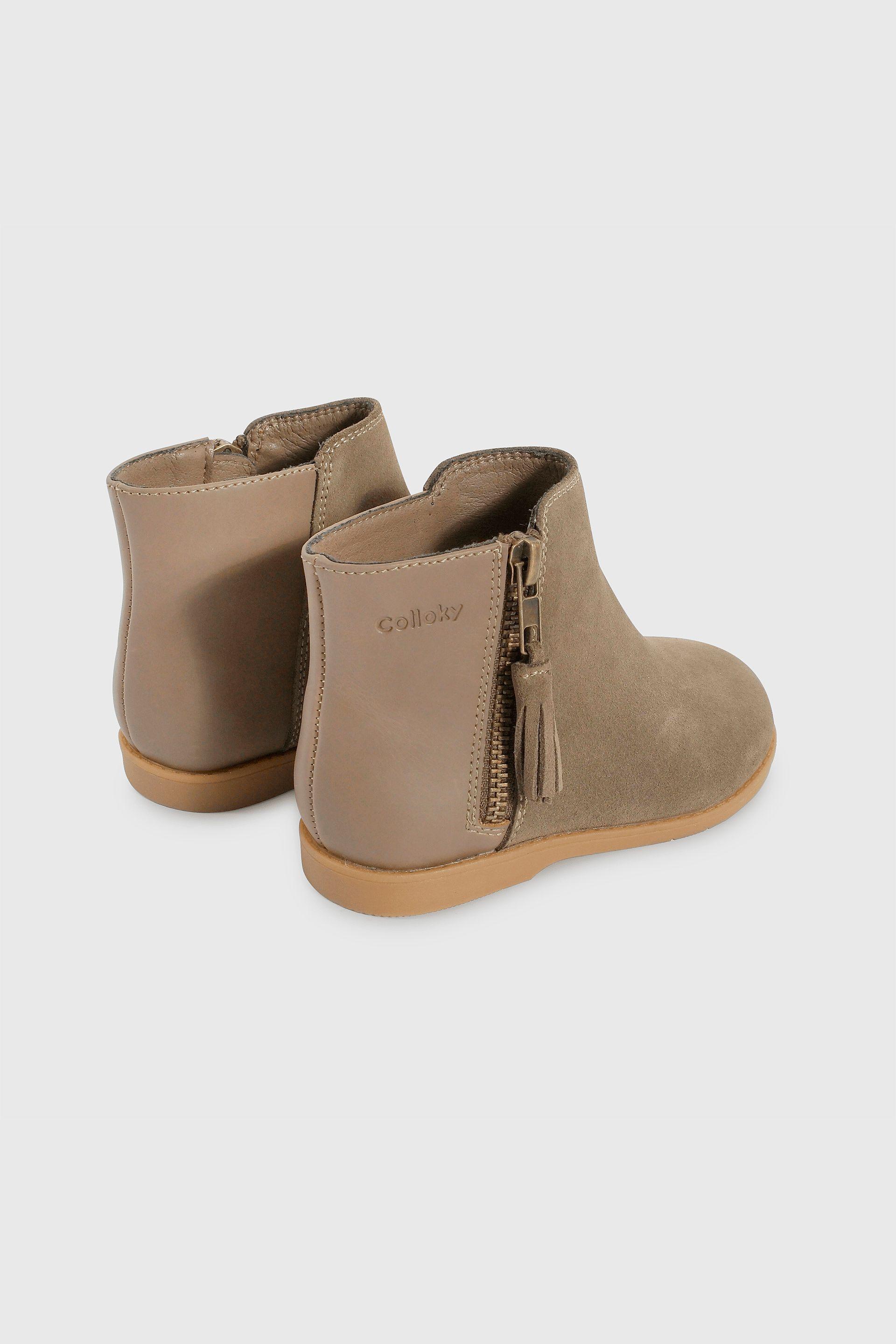 Bootie Cuero Café-4