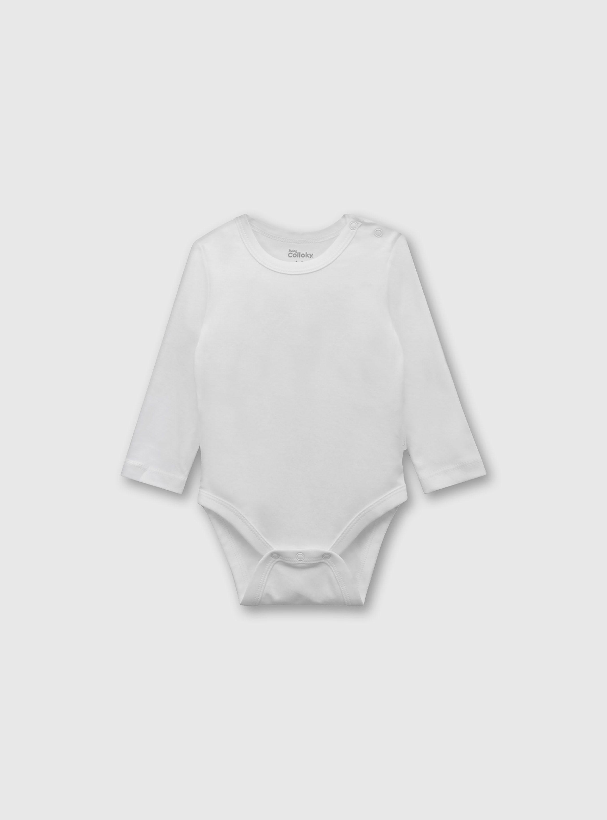 Pack de Bodies Unisex Blanco 54247 Colloky-1