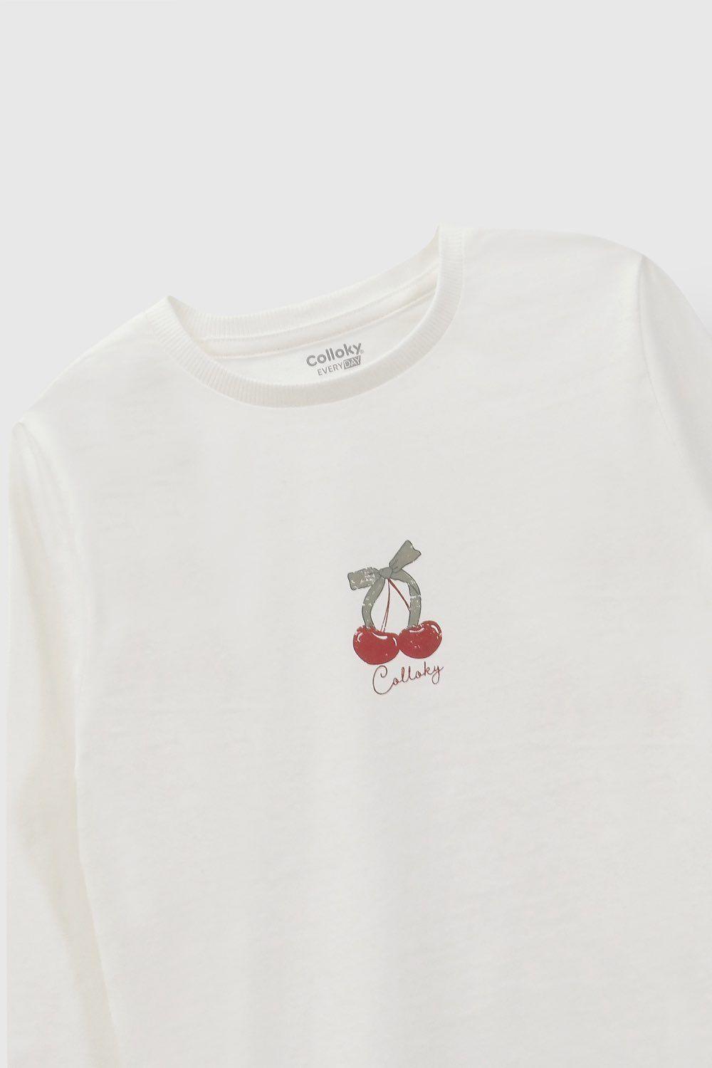 Polera Niña Beige 8127 Colloky-3