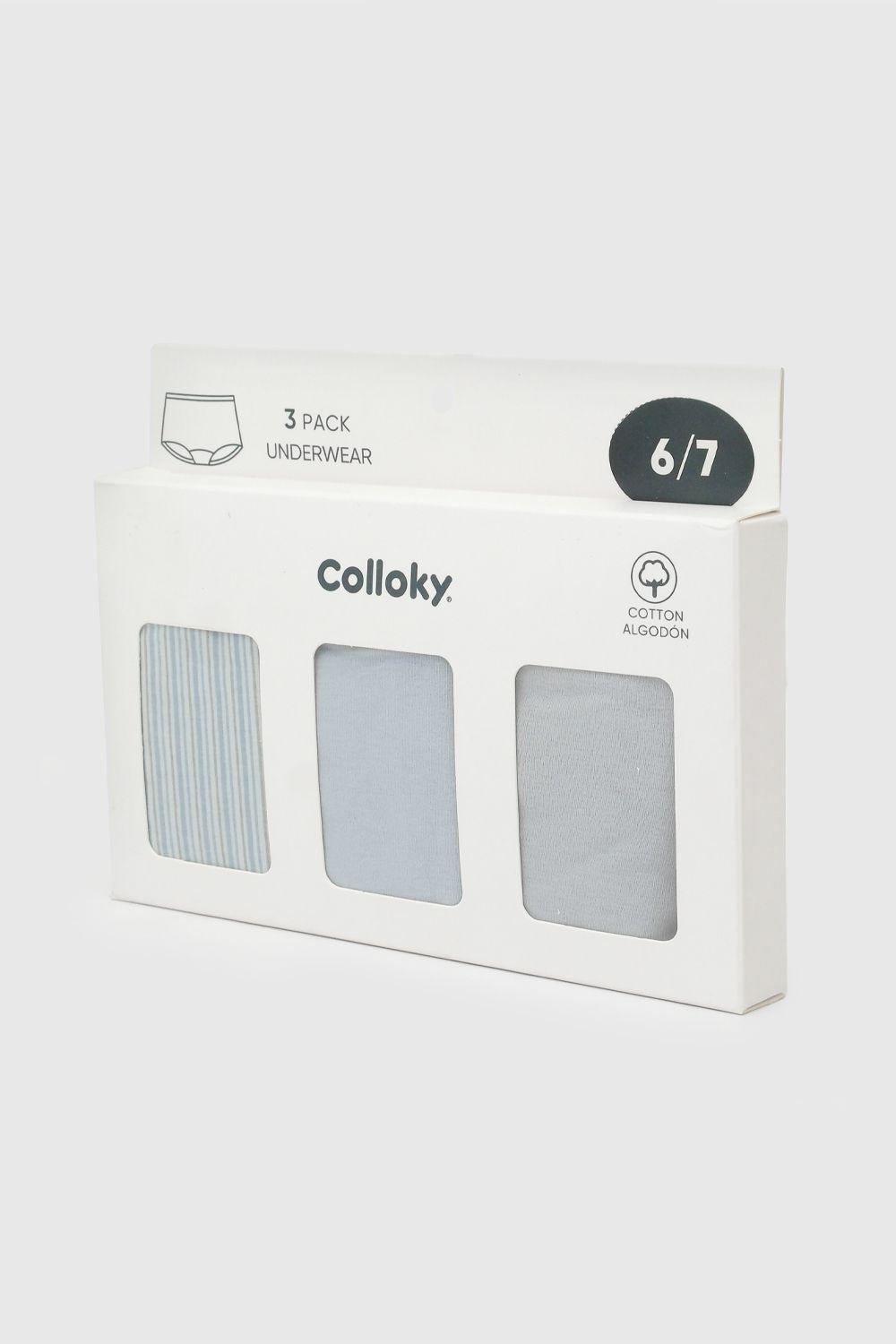 Calzon Celeste Niña 7476 Colloky-5