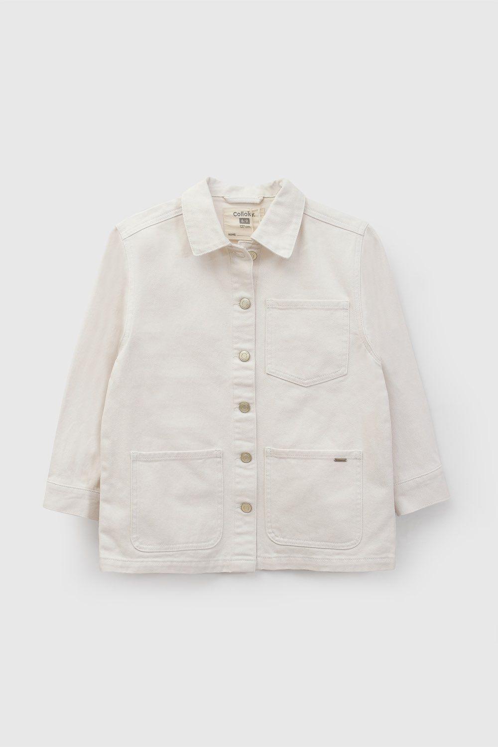 Chaqueta Beige Niña Colloky-0